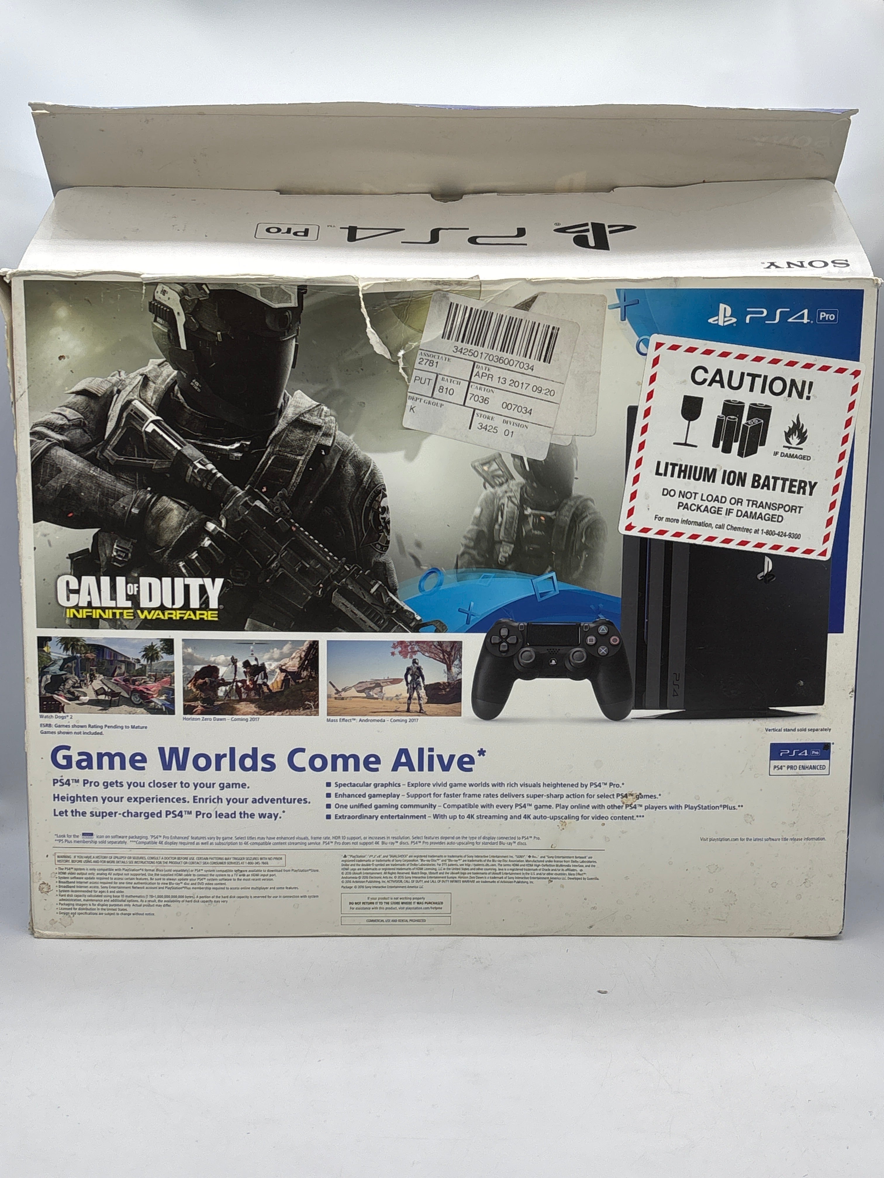 Sony PlayStation 4 Pro CUH-7015B 1TB - Used (Firmware 9.04)