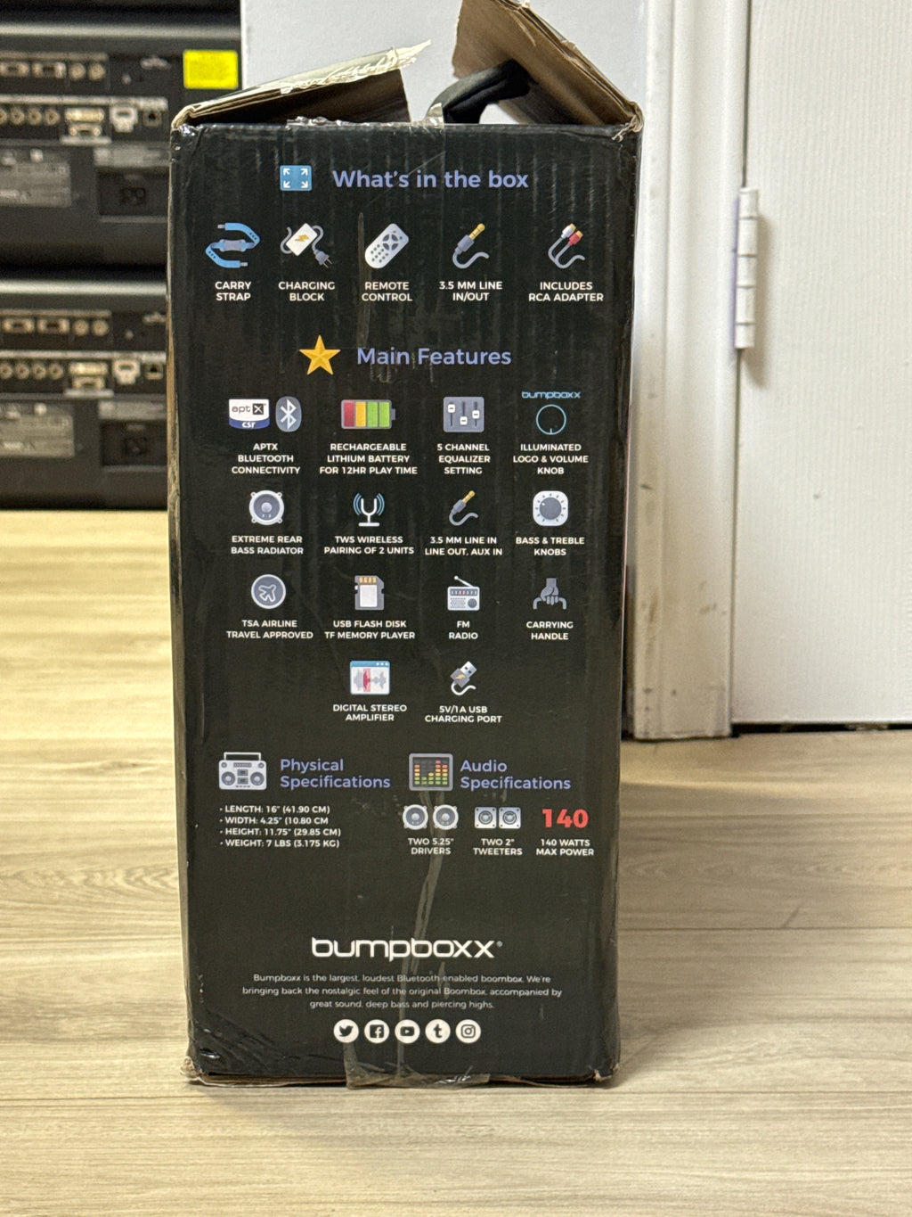 Bumpboox Ultra Speaker Black