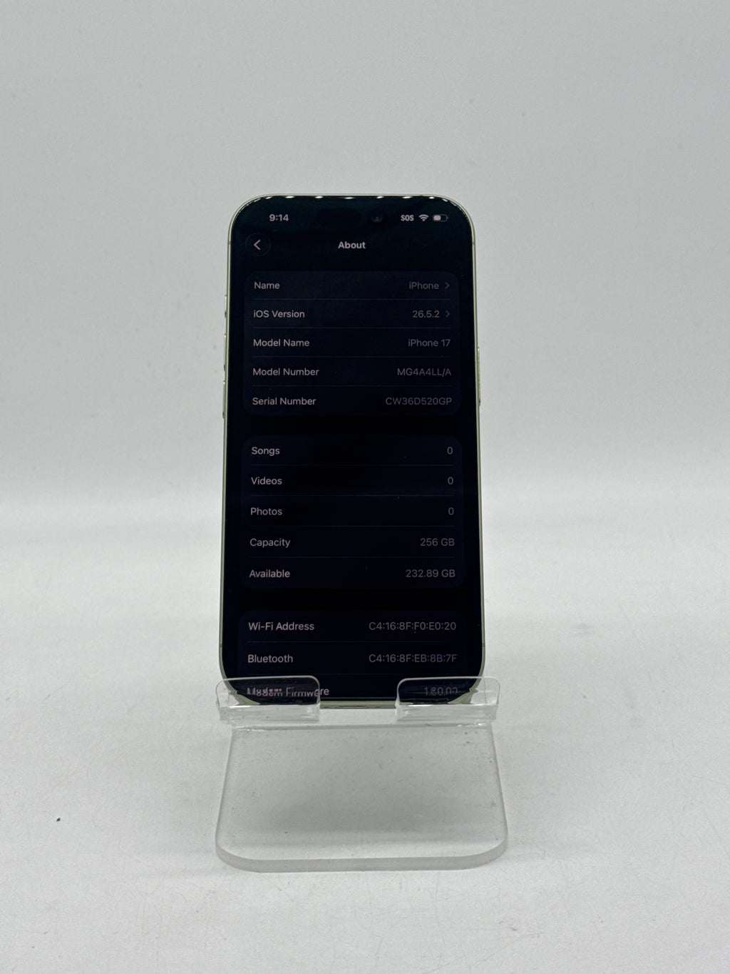 Apple iPhone 17 256GB Sage Unlocked Smartphone