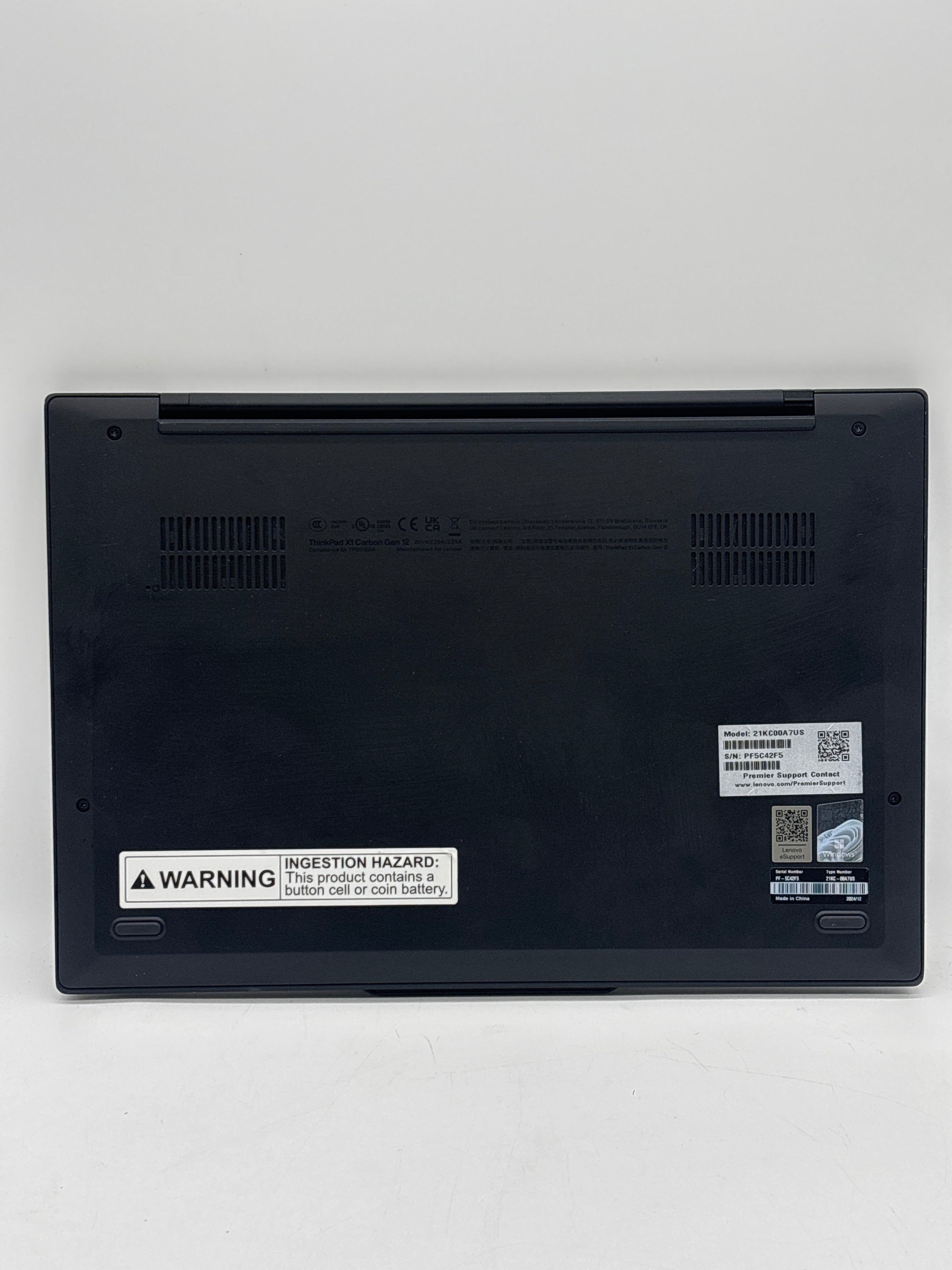 Lenovo ThinkPad X1 Carbon Gen 12 Touch Ultra 7 155U 32 GB RAM 512 GB SSD - Warranty