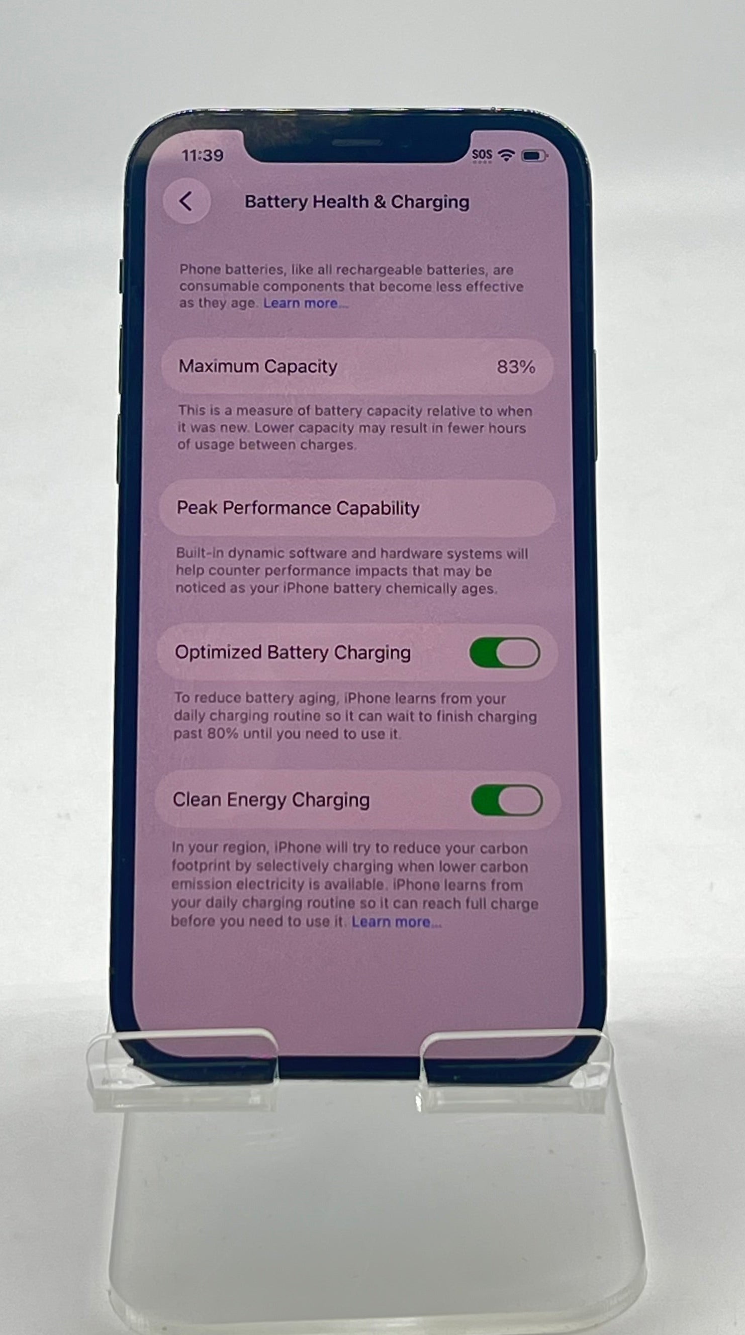 Apple iPhone 12 Pro 128GB Blue Unlocked - For Parts(Shattered Rear Glass)