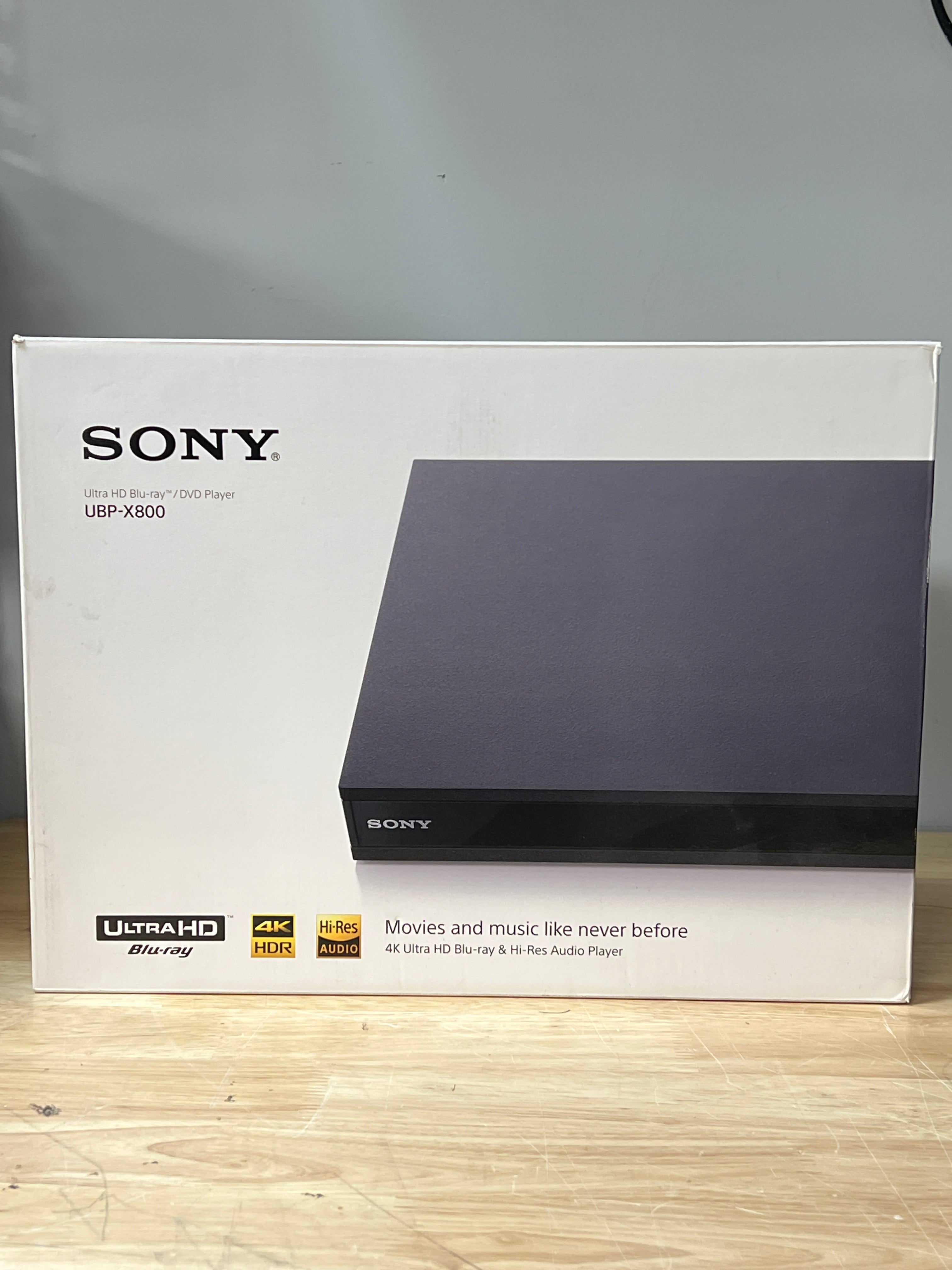 Sony UBP-X800 Blu-ray DVD Player - New In Box