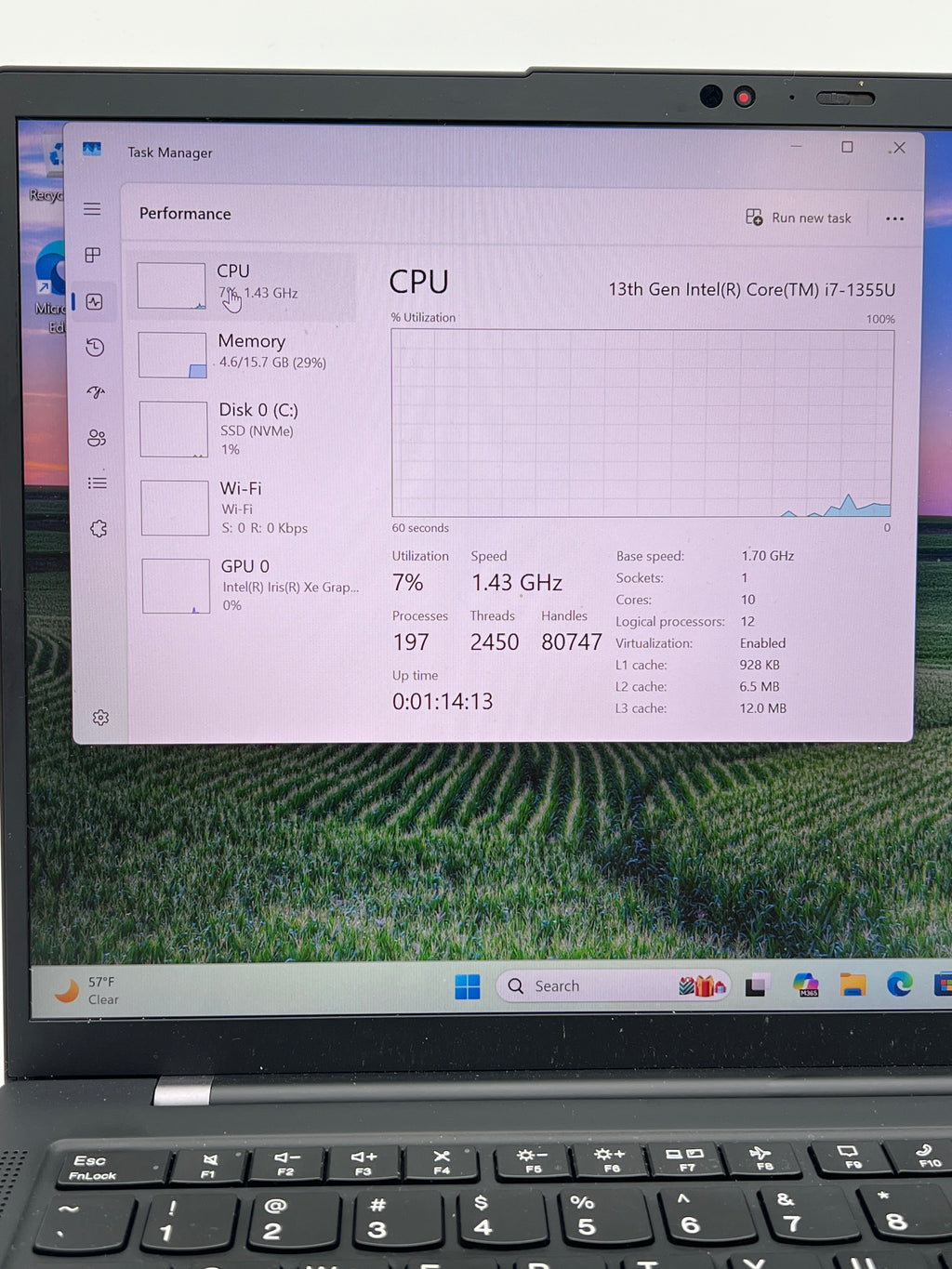 Lenovo ThinkPad X1 Carbon Gen 11 i7 13th Gen 16GB RAM 512GB SSD