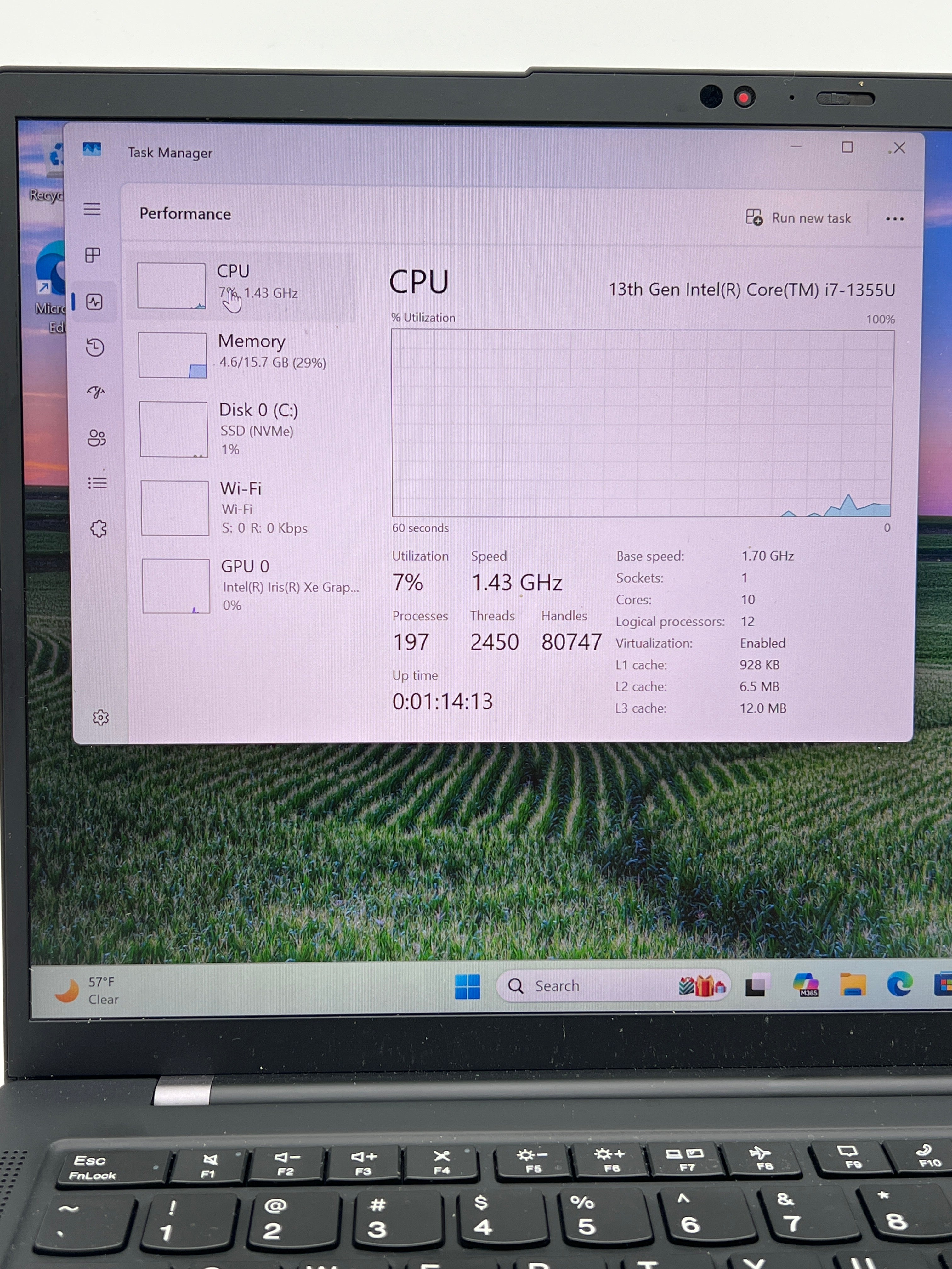 Lenovo ThinkPad X1 Carbon Gen 11 i7 13th Gen 16GB RAM 512GB SSD