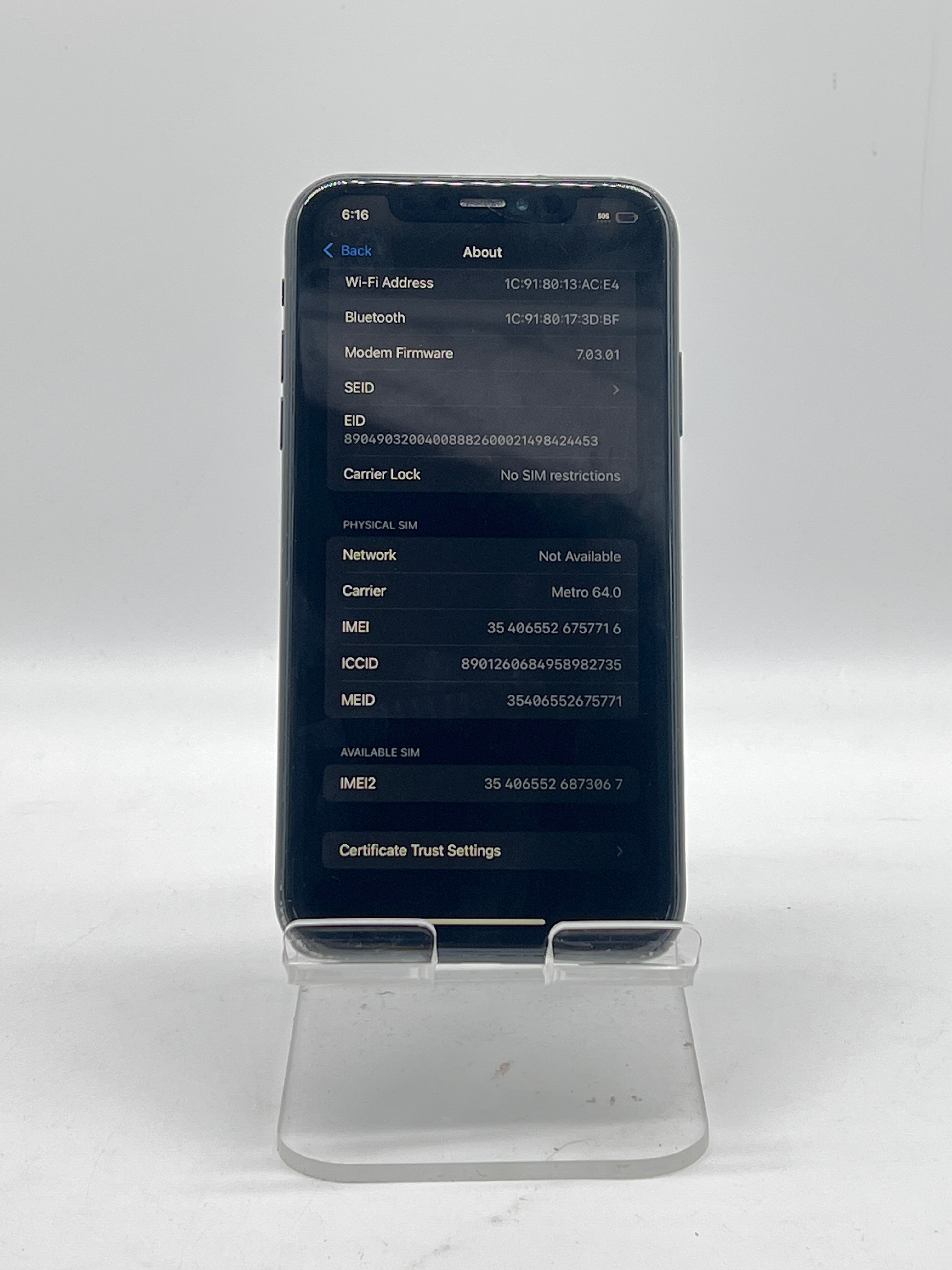 Apple iPhone XR 64GB Unlocked Black - Used