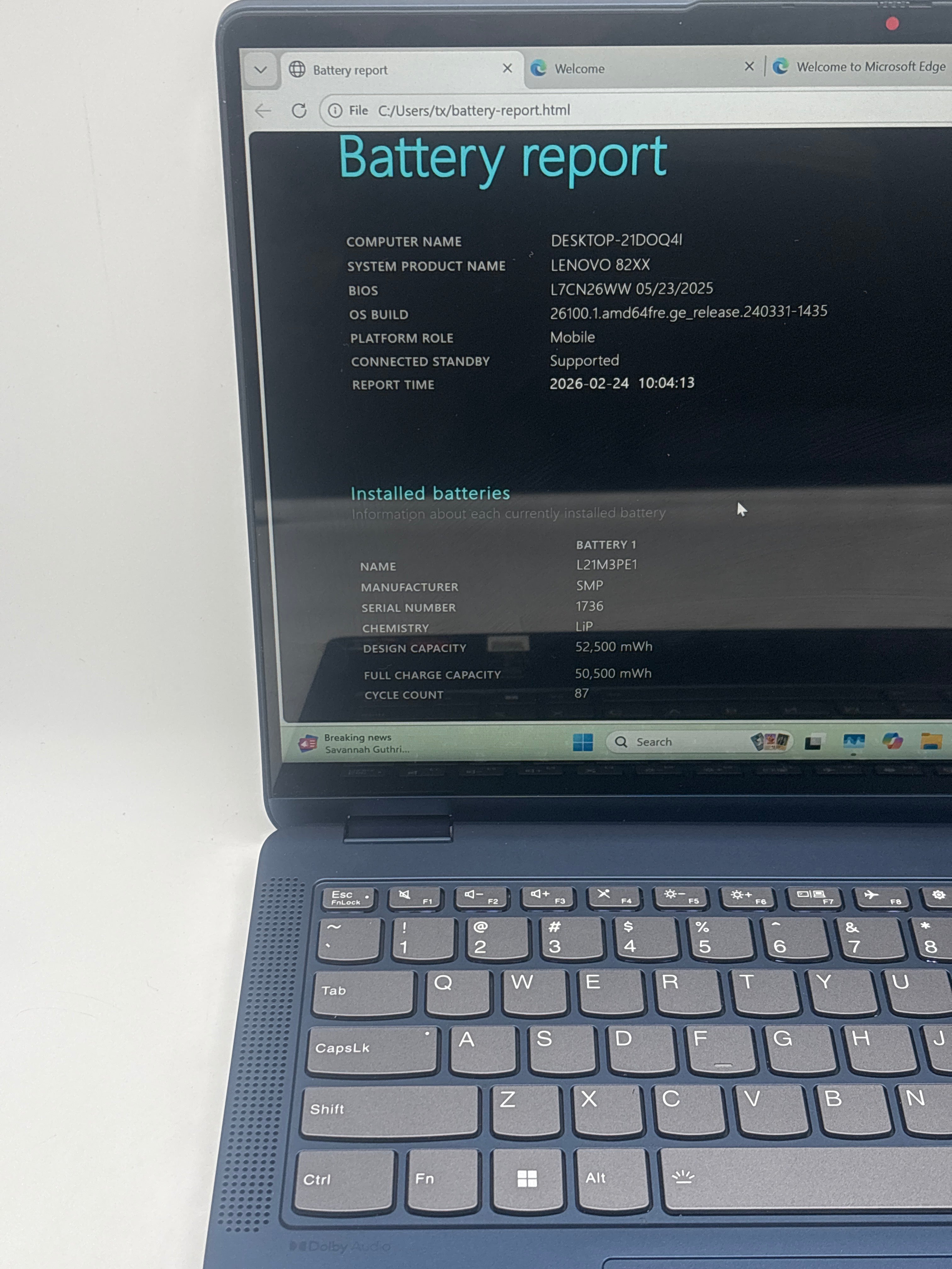 Lenovo Ideapad Flex 5 14abr8 Ryzen 7 7730U 16GB RAM 512GB SSD