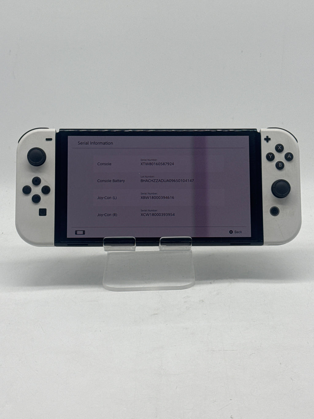 Nintendo Switch OLED Model HEG-001 Handheld Console 64GB - White