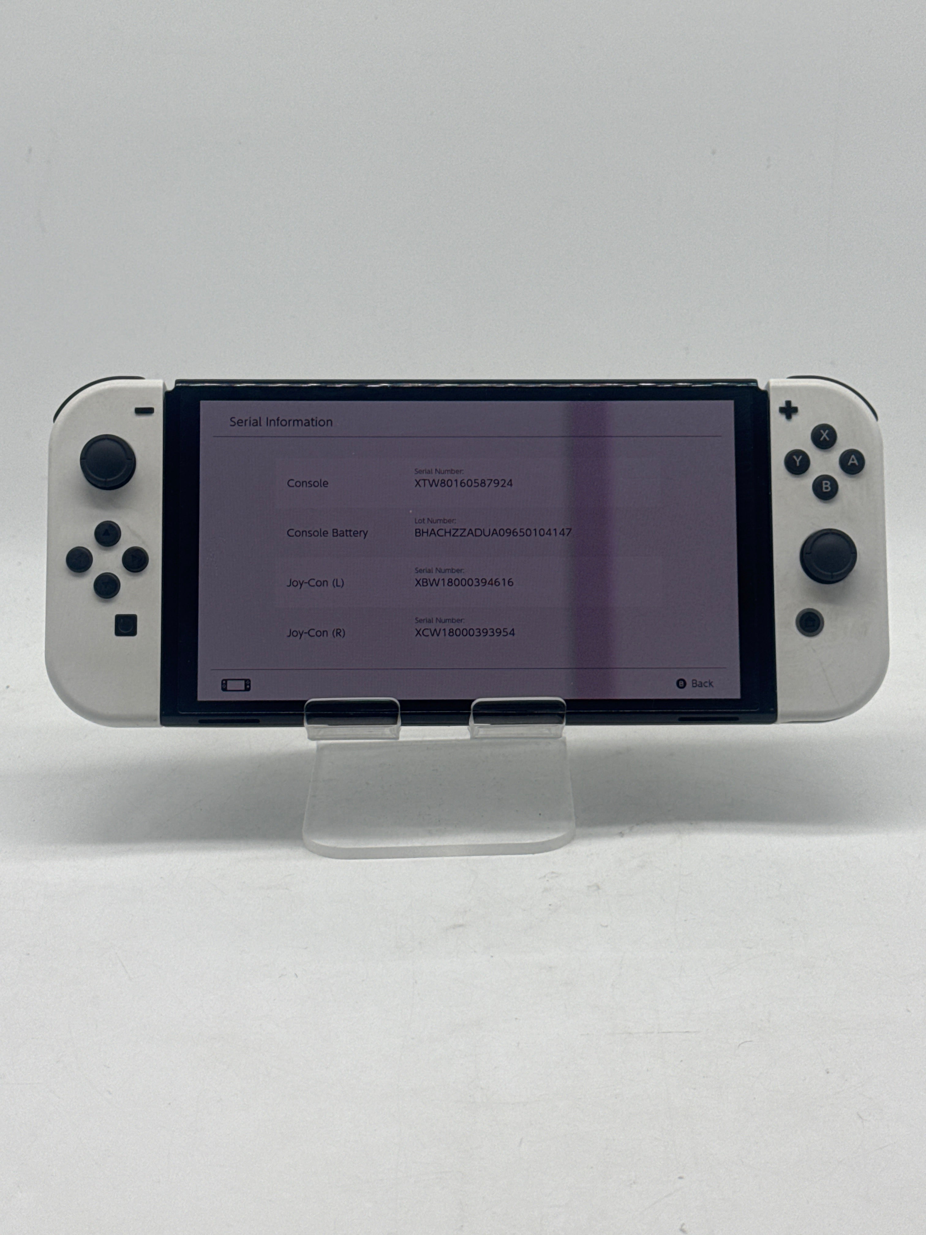 Nintendo Switch OLED Model HEG-001 Handheld Console 64GB - White
