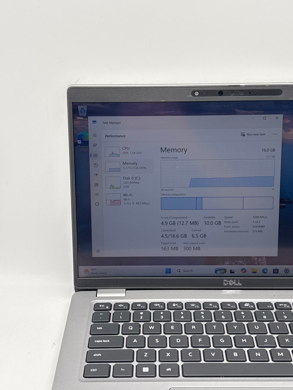 Dell Latitude 5430 14" Core i5-1235U 16GB RAM 256GB SSD Gray - For Parts