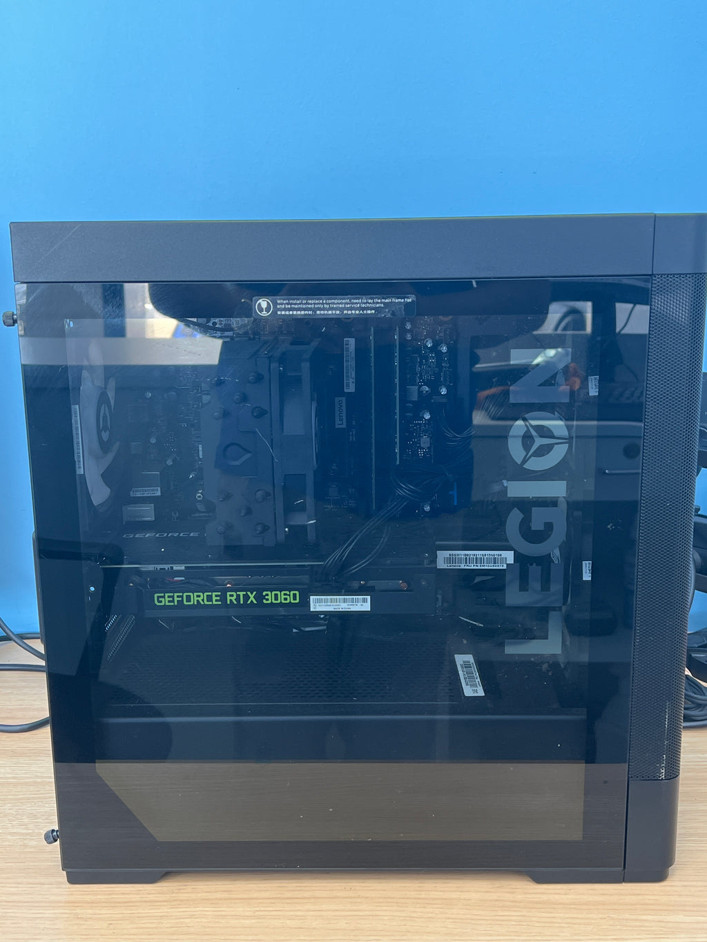 Lenovo Legion T5 26AMR5 AMD Ryzen 7 5800 16GB RAM 256GB SSD+1TB HDD RTX 3060 - Used