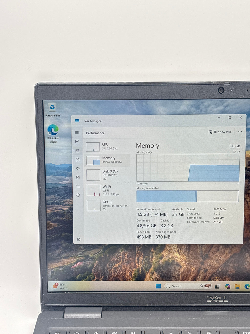 Dell Latitude 3520 i5-1135G7 8GB RAM 256GB SSD