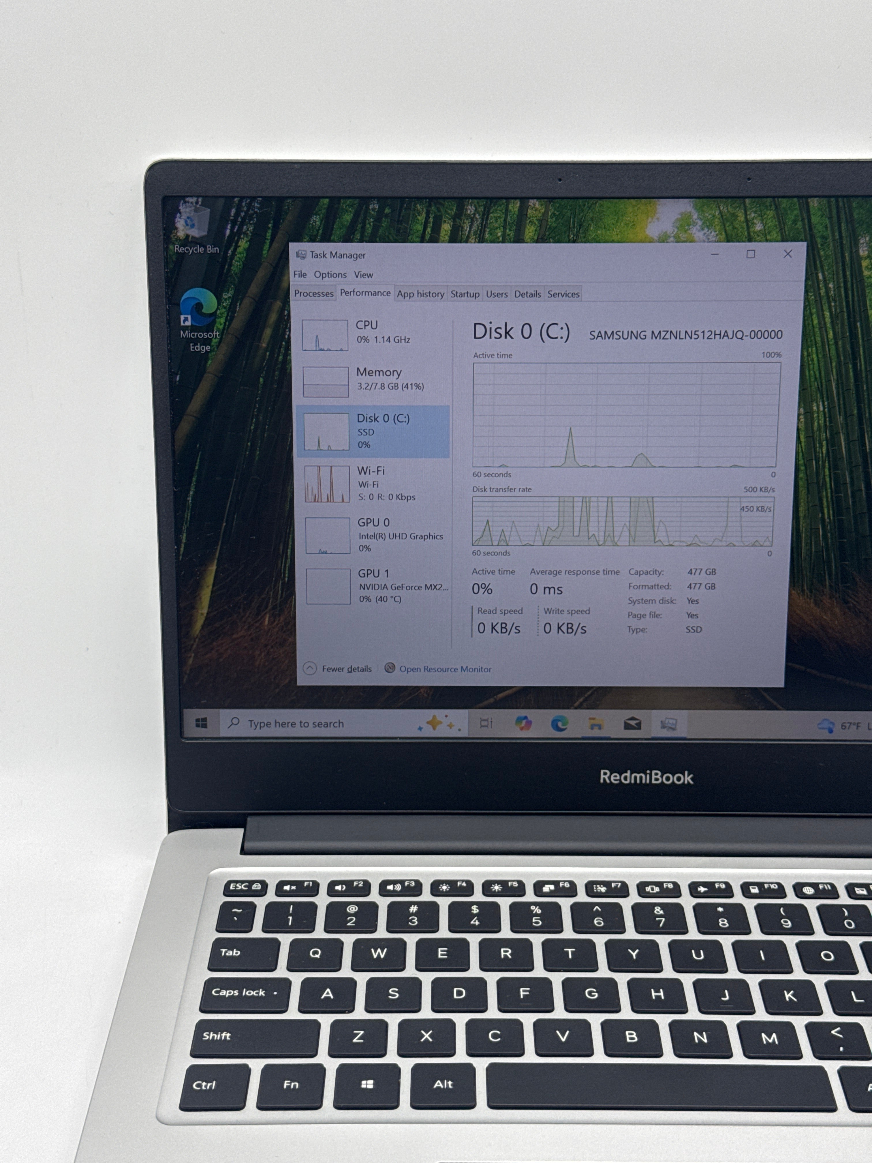Xiaomi RedmiBook 14 i5-10210U 8GB RAM 512GB SSD GeForce MX250