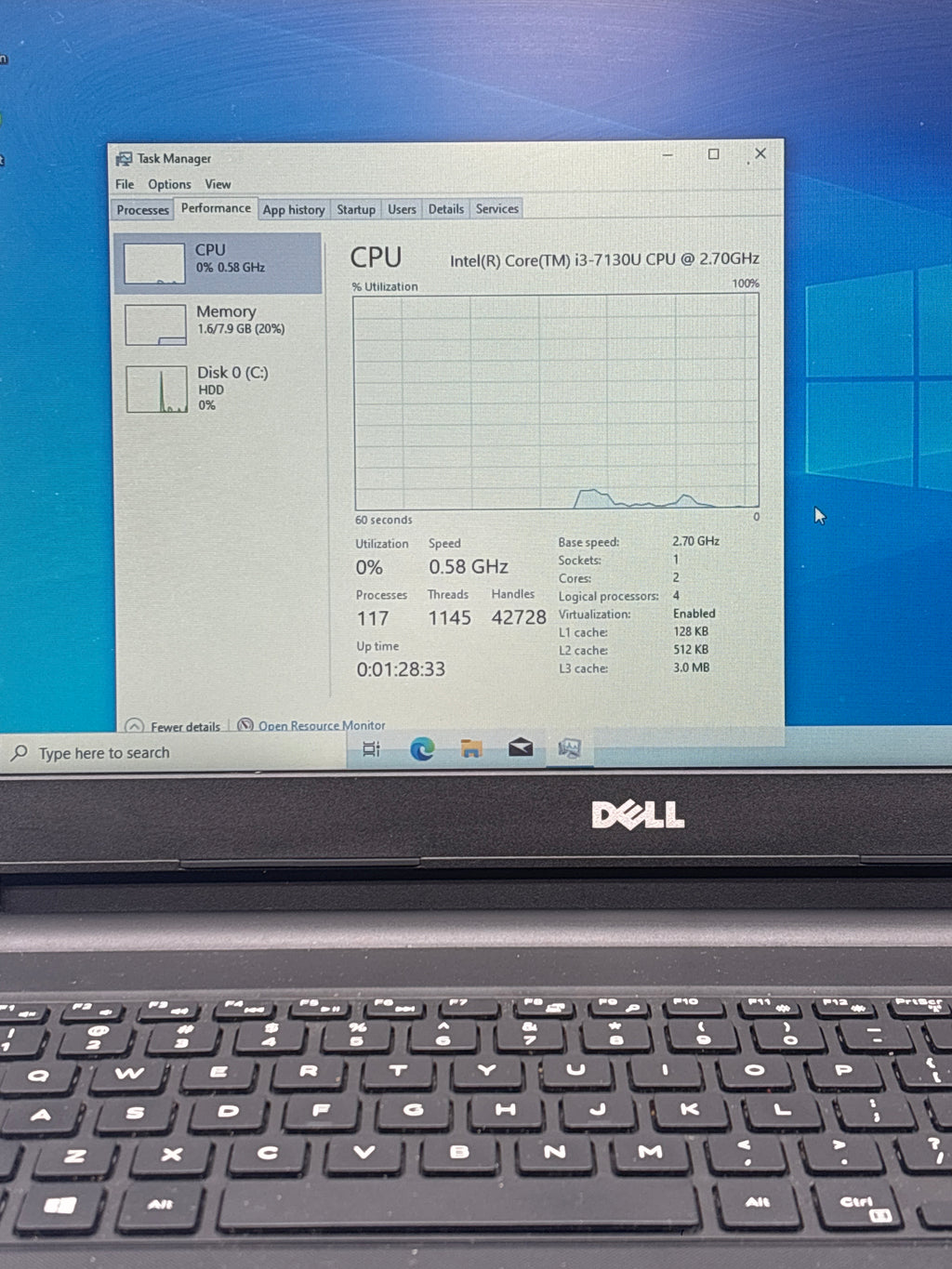 Dell Inspiron 15 3000 Core i3 8GB RAM 1TB SSD
