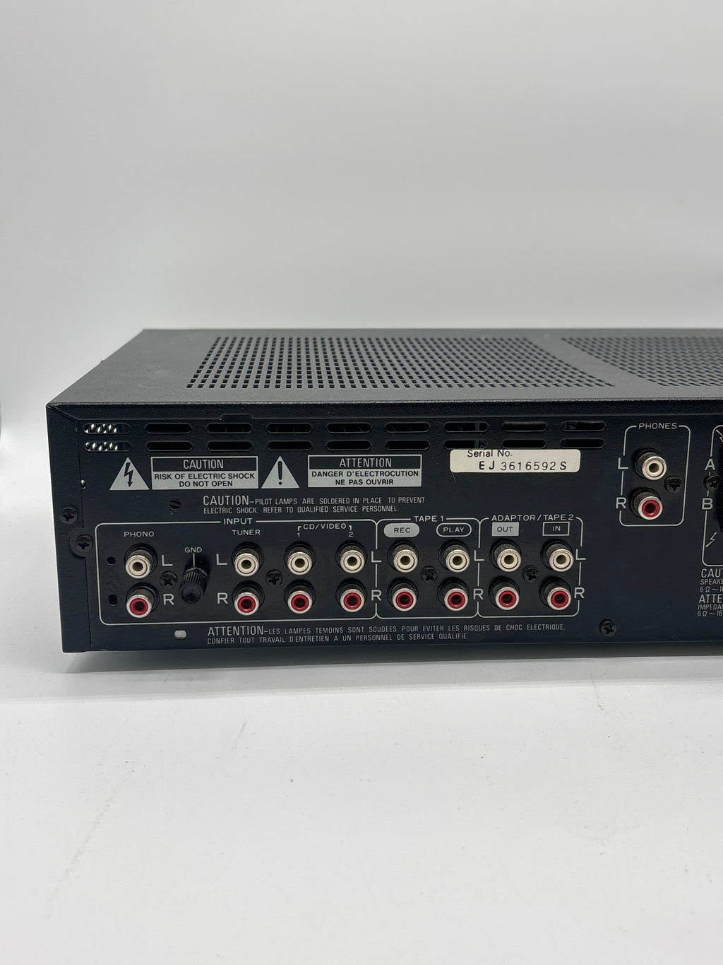 Pioneer Amplifier SA-950 Integrated Amplifier Silver Untested - Does not power on
