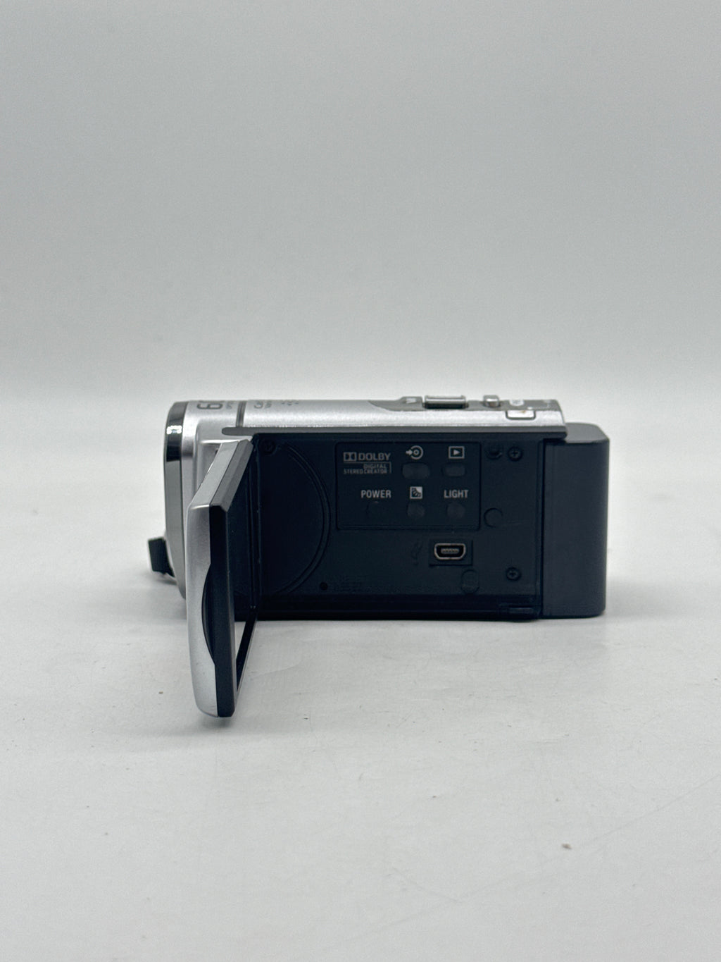 Sony Handycam DCR-SX44 Flash Memory 60x Optical Zoom Silver Camcorder - Used