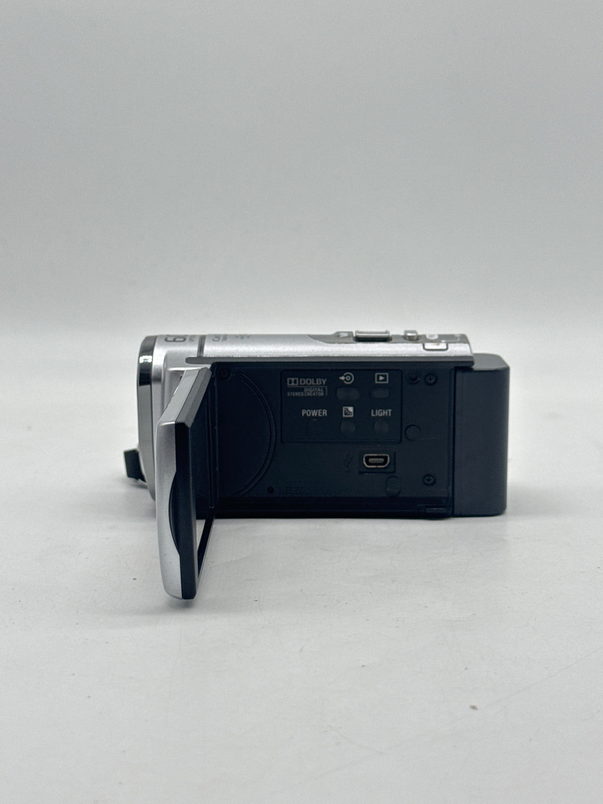Sony Handycam DCR-SX44 Flash Memory 60x Optical Zoom Silver Camcorder - Used