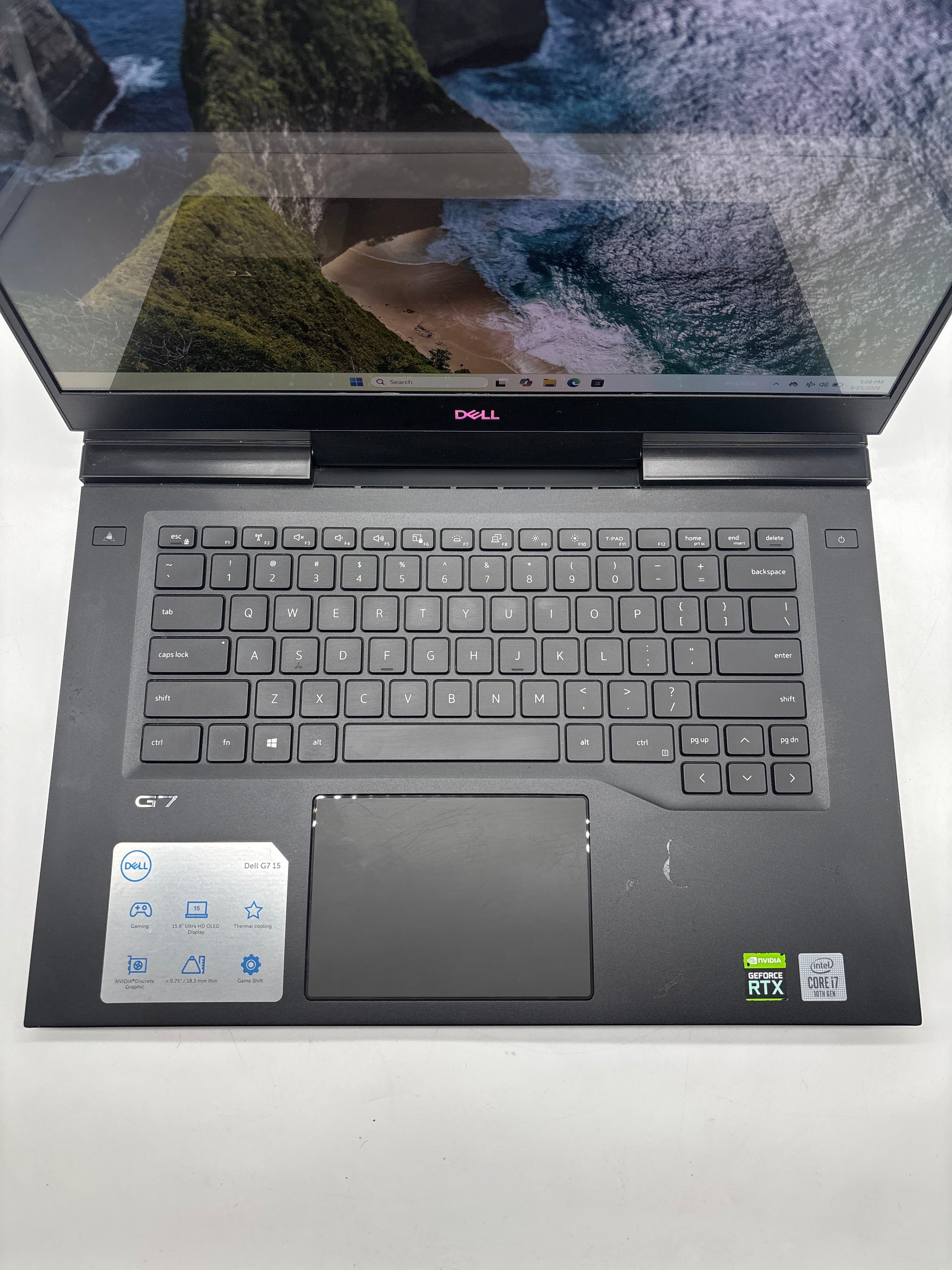 Dell G7 7500 15" Intel Core i7-10750H 16GB RAM 1TB SSD - For Parts