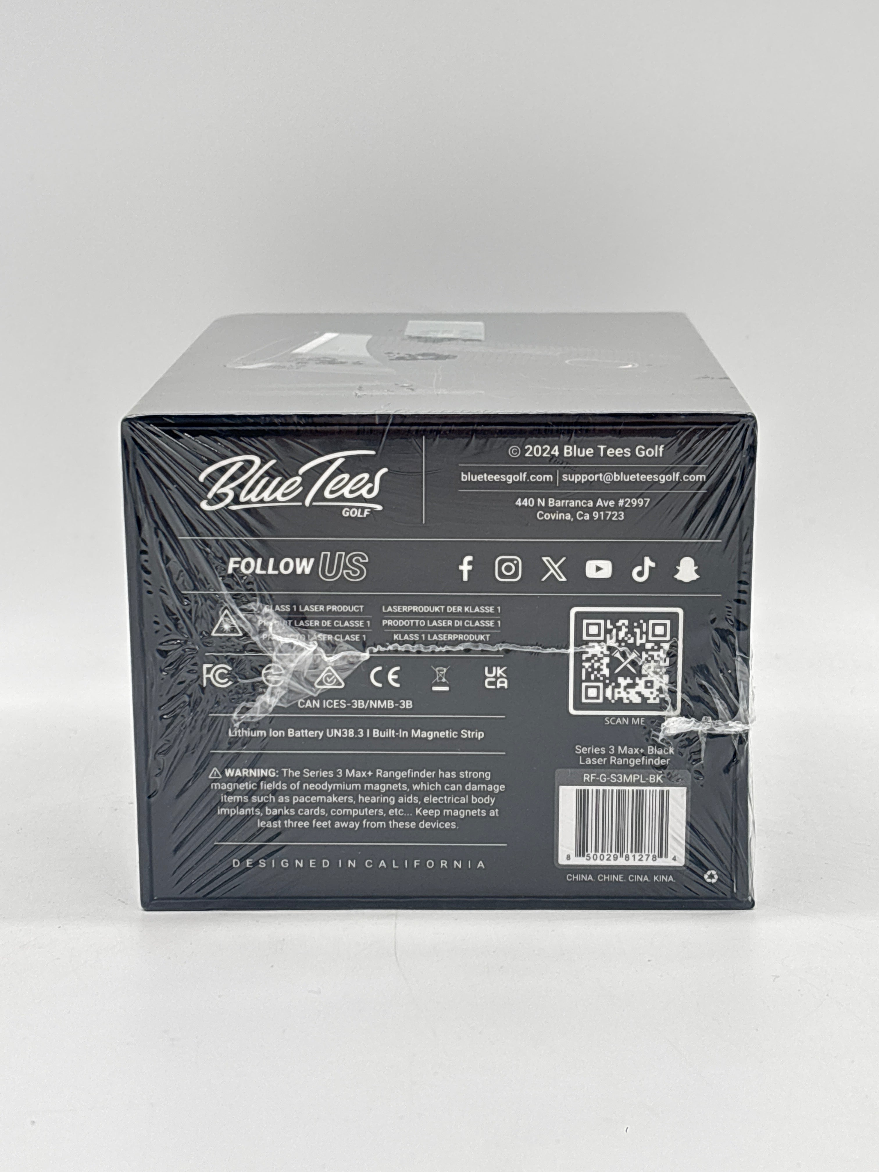 Blue Tees 3 Max Rangefinder 900 Yards Waterproof Black New In Box
