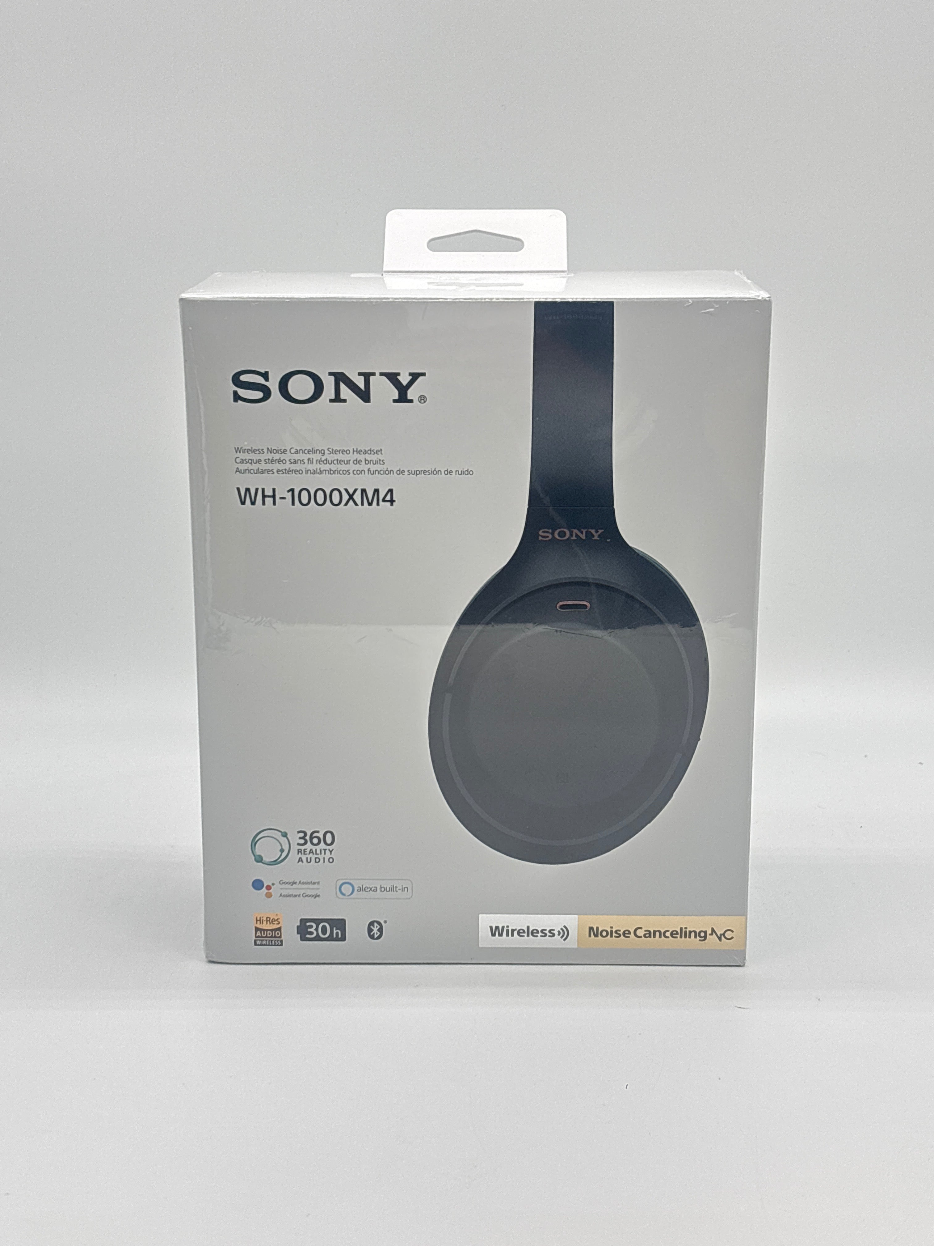 Sony WH-1000XM4 Wireless Premium Noise Canceling Overhead Headphones Black Noir- New