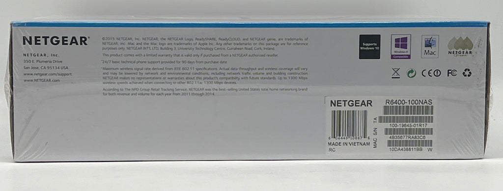 Netgear AC1750 (R6400) Dual Band Router - New In Box