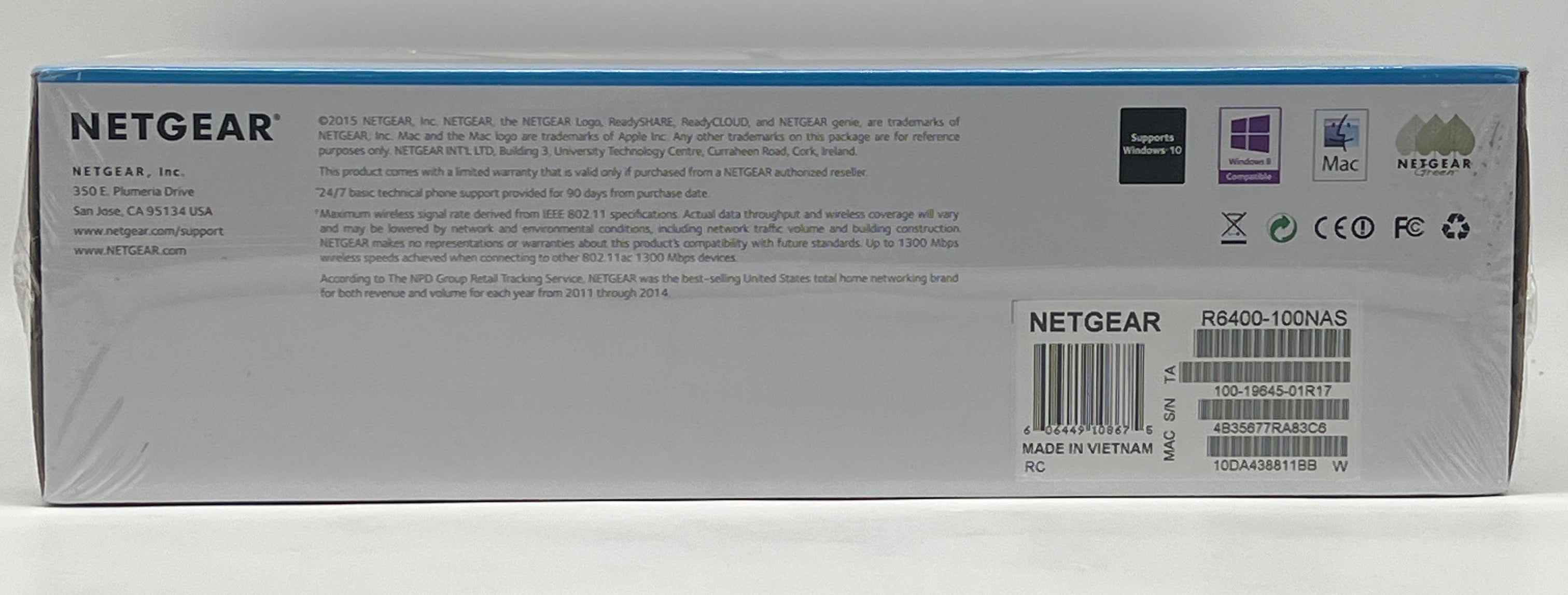 Netgear AC1750 (R6400) Dual Band Router - New In Box