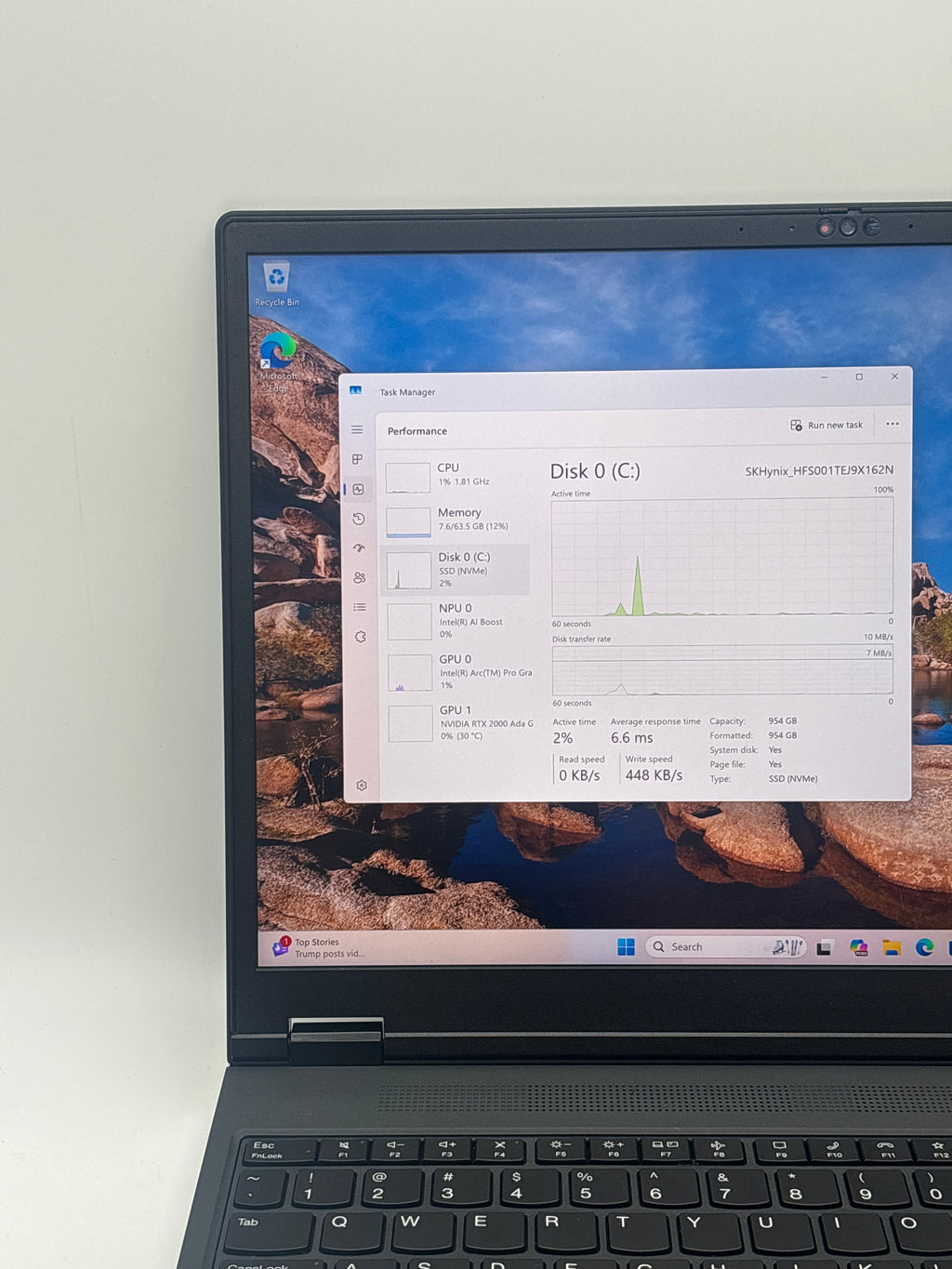 Lenovo ThinkPad P16v Gen 2 Ultra 7 155H 64 GB RAM 1 TB SSD RTX 2000