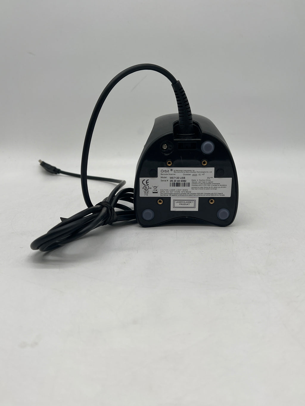 Orbit Barcode Scanner MS7120 USB Black - Used