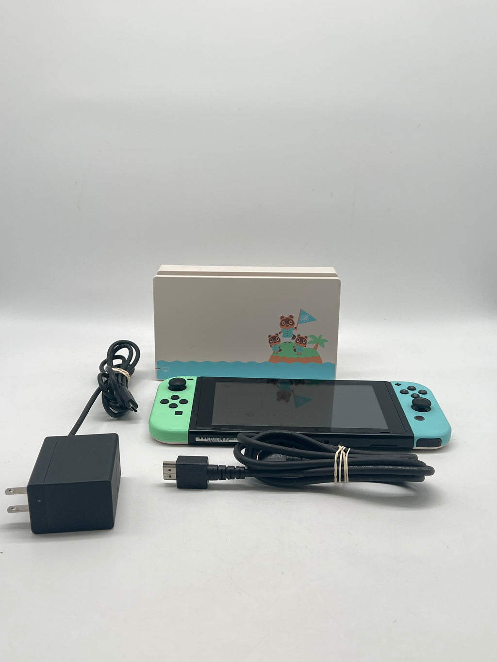 Nintendo Switch Animal Crossing Edition HAC-001(-01) 32GB + 64GB (SD Card)