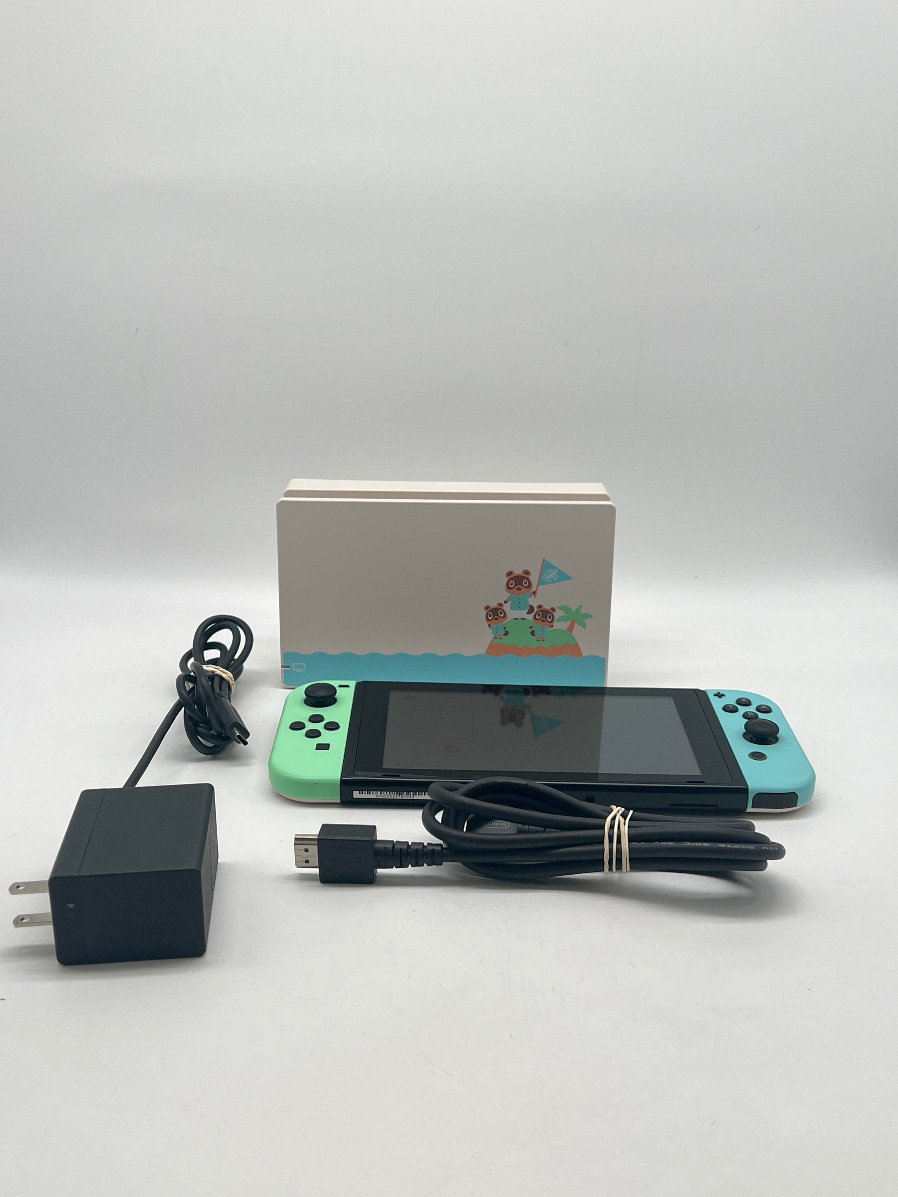 Nintendo Switch Animal Crossing Edition HAC-001(-01) 32GB + 64GB (SD Card)