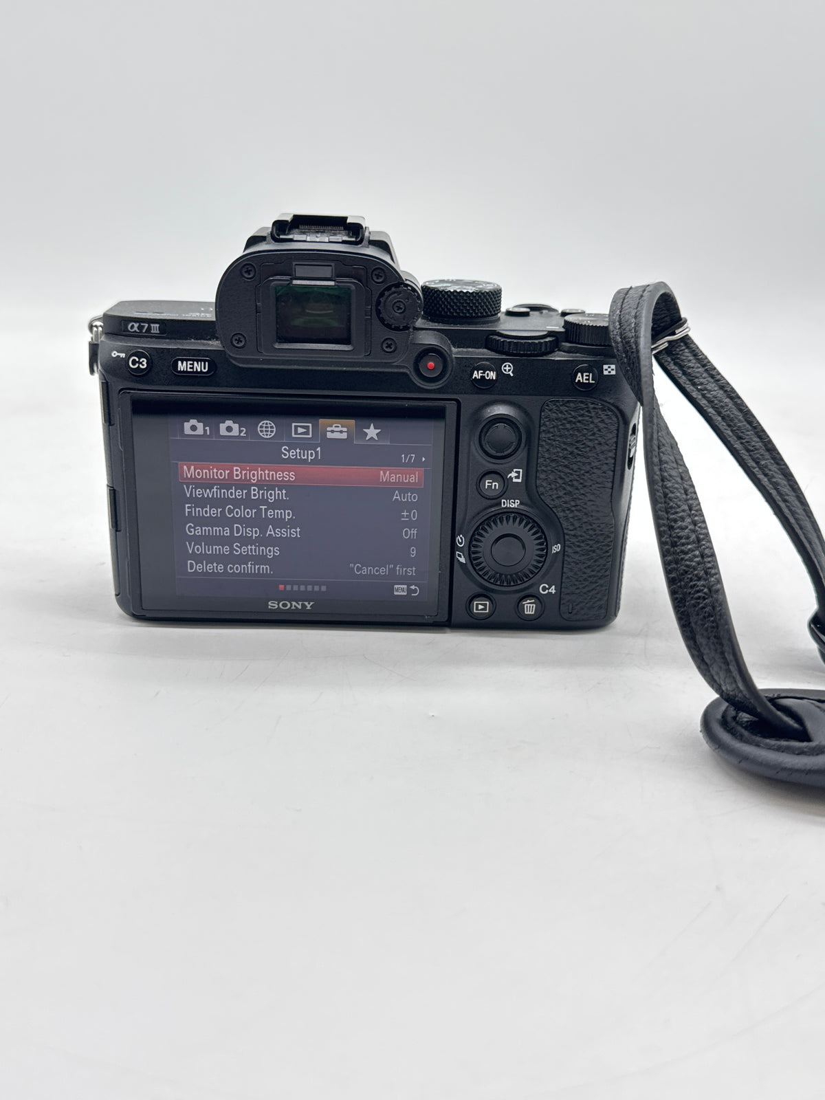 Sony A7 III ILCE-7M3 24.2MP Mirrorless Camera Body Black - Used