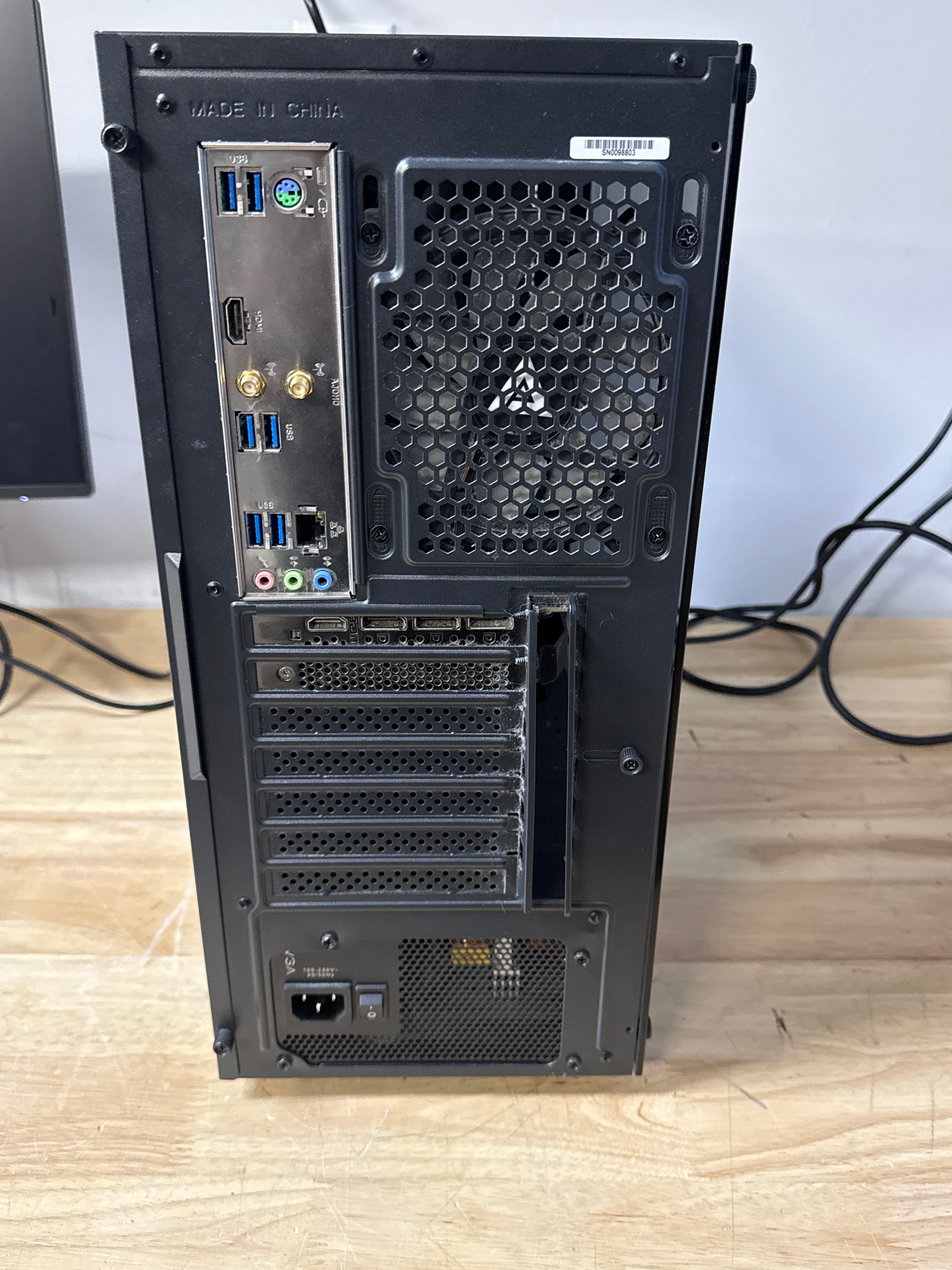 Custom Desktop Ryzen 7 5800X 16GB RAM 1TB SSD 4TB HDD RTX 3060 Ti - Used
