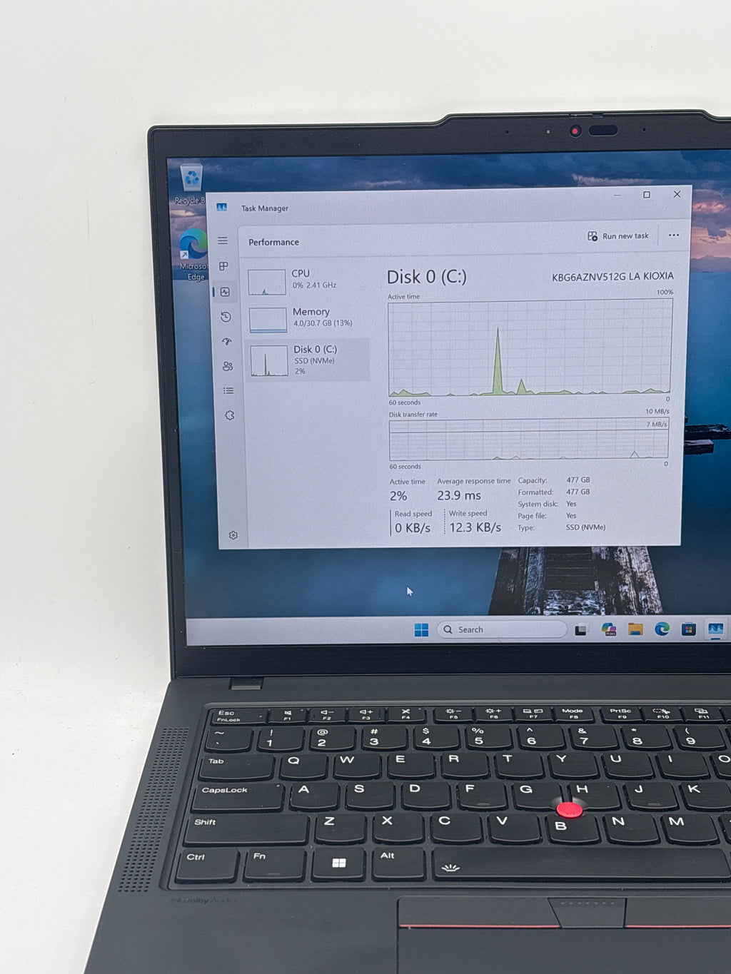 Lenovo ThinkPad T14 Gen 5 Ryzen 5 PRO 8540U 32GB RAM 512GB SSD - For Parts (Read)