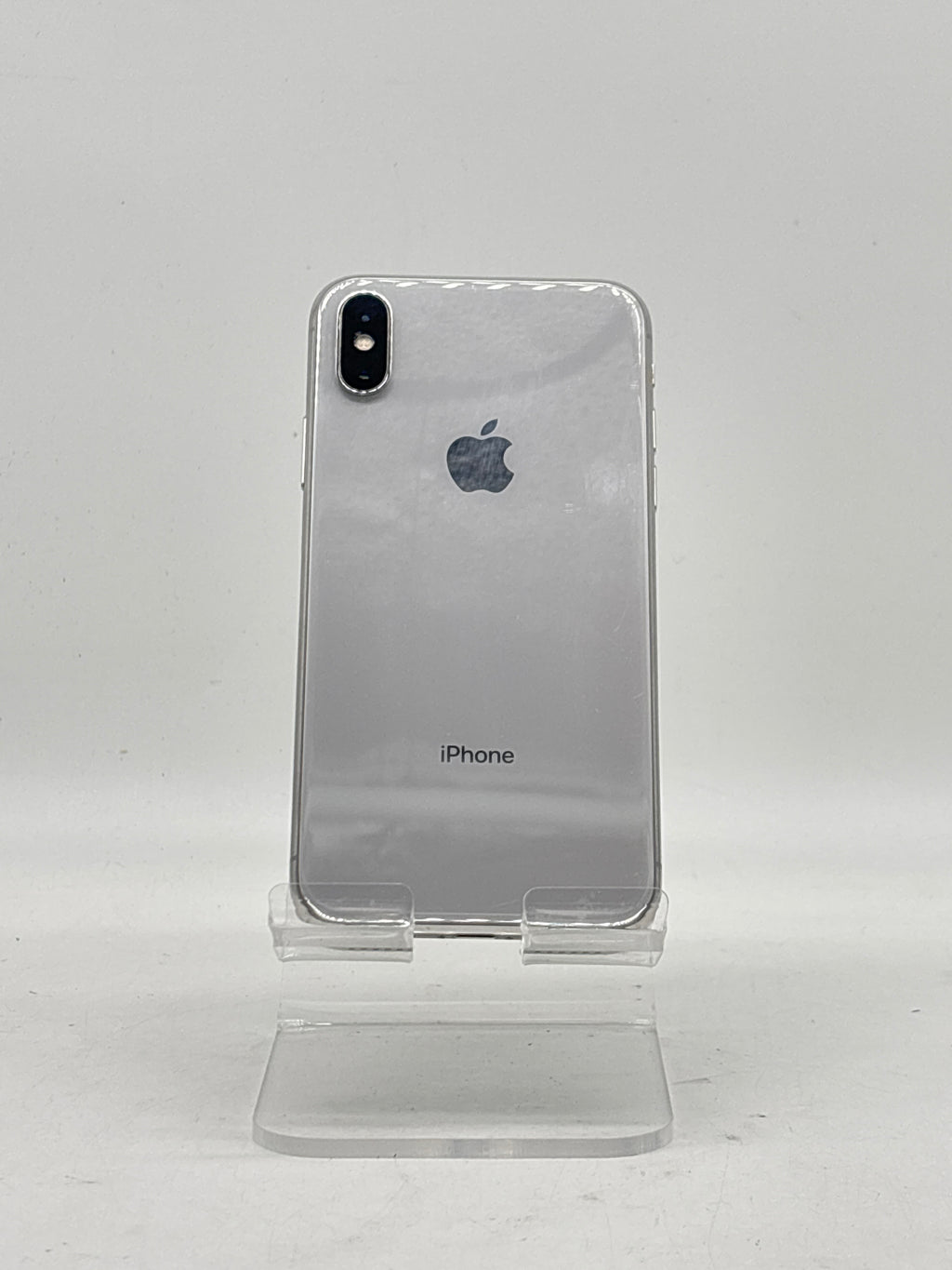 Apple iPhone X 5.8" A1865 256GB AT&T Only Silver - Cracked Camera Lens