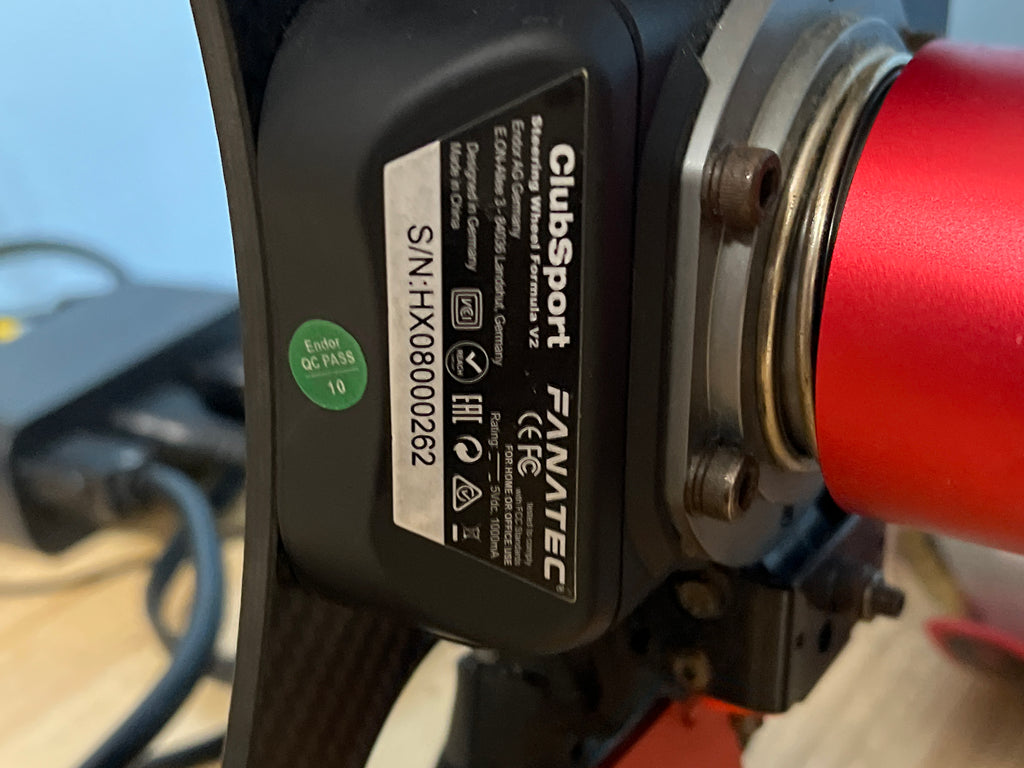 Fanatec Podium F1 Wheel V2 W/ Wheel Base