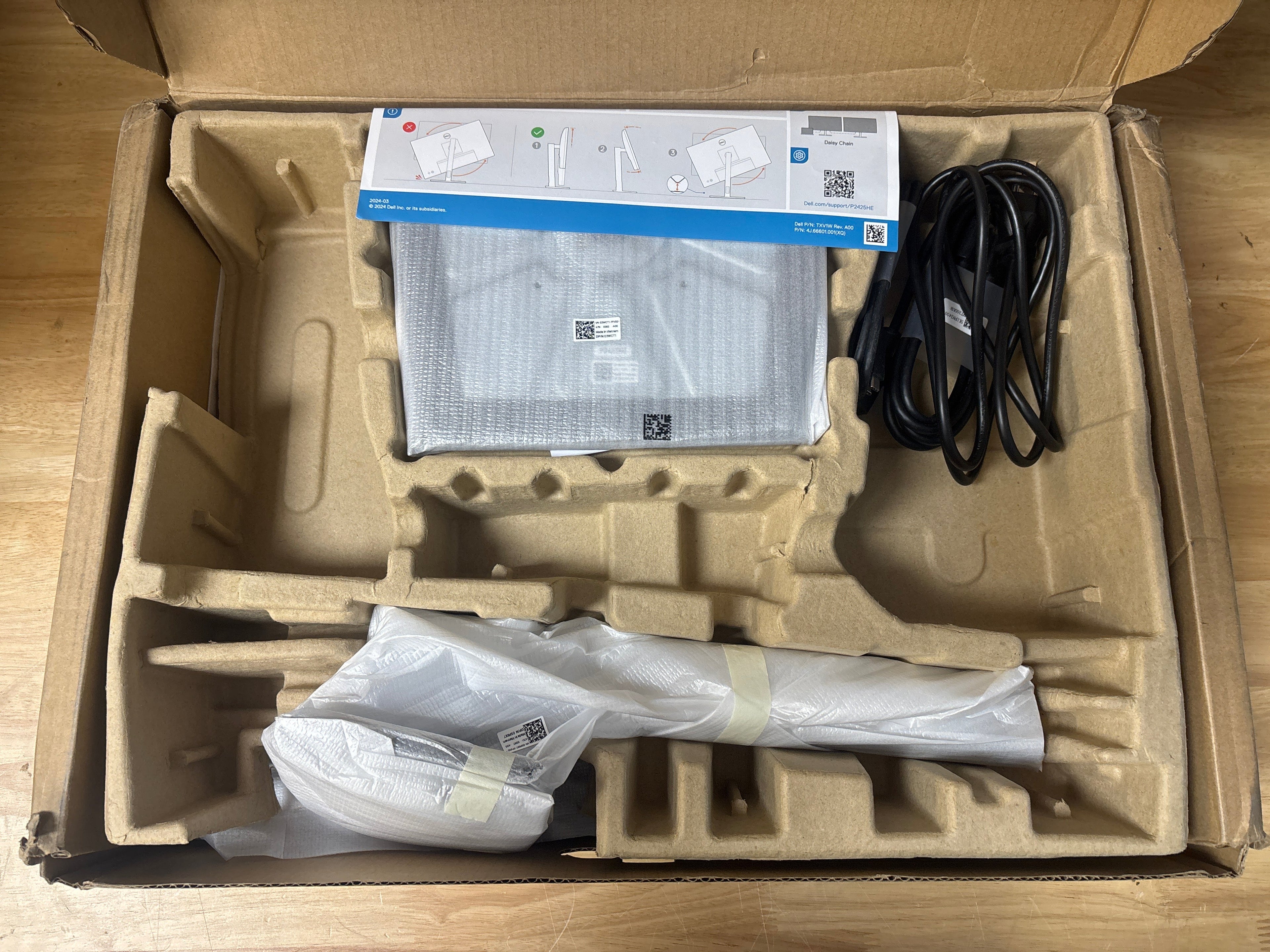 Dell P2425HE 24" IPS LCD Monitor - New