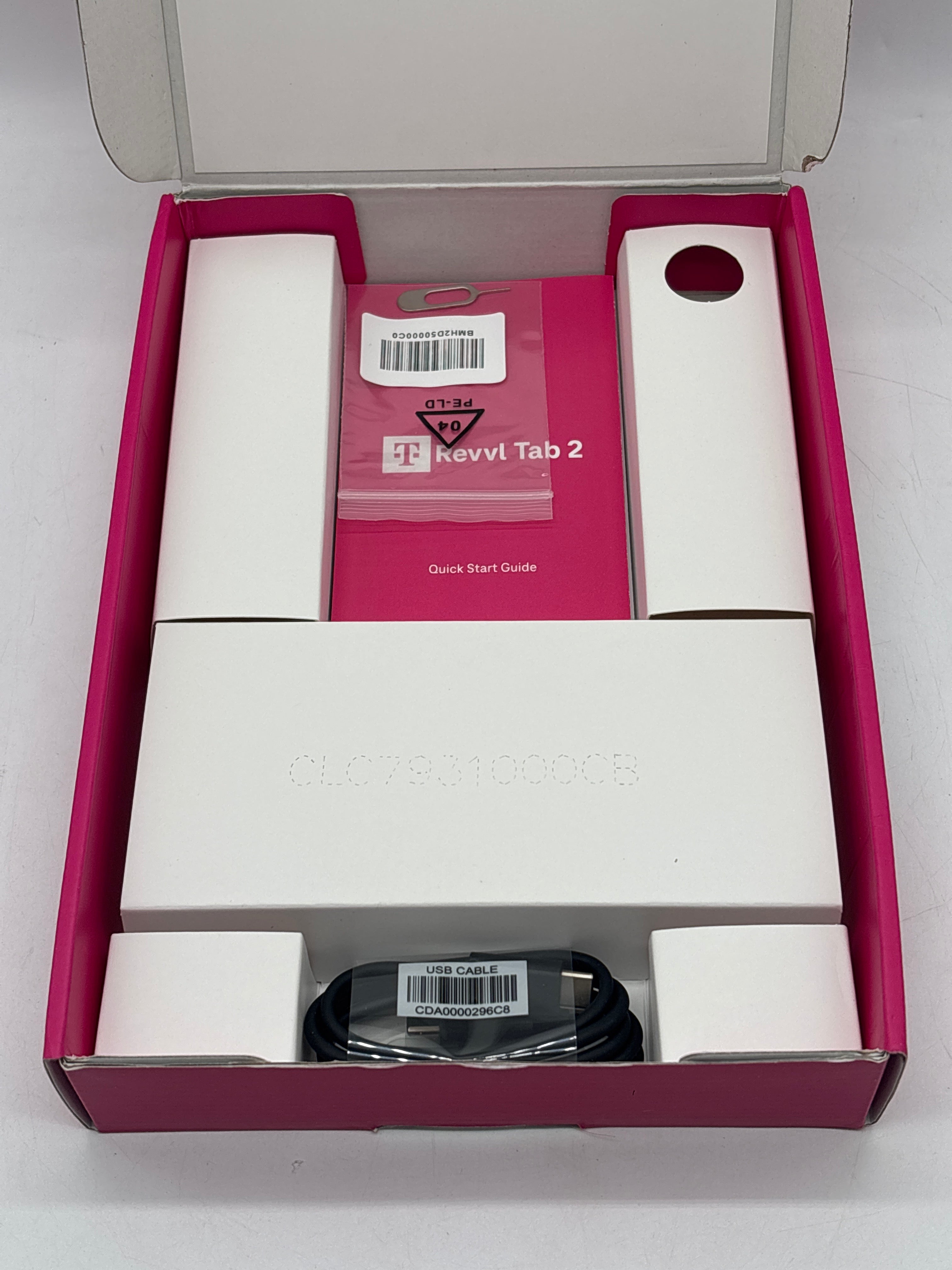 Revvl Tab 2 64GB Black WiFi + Cellular T-Mobile - Used with Box