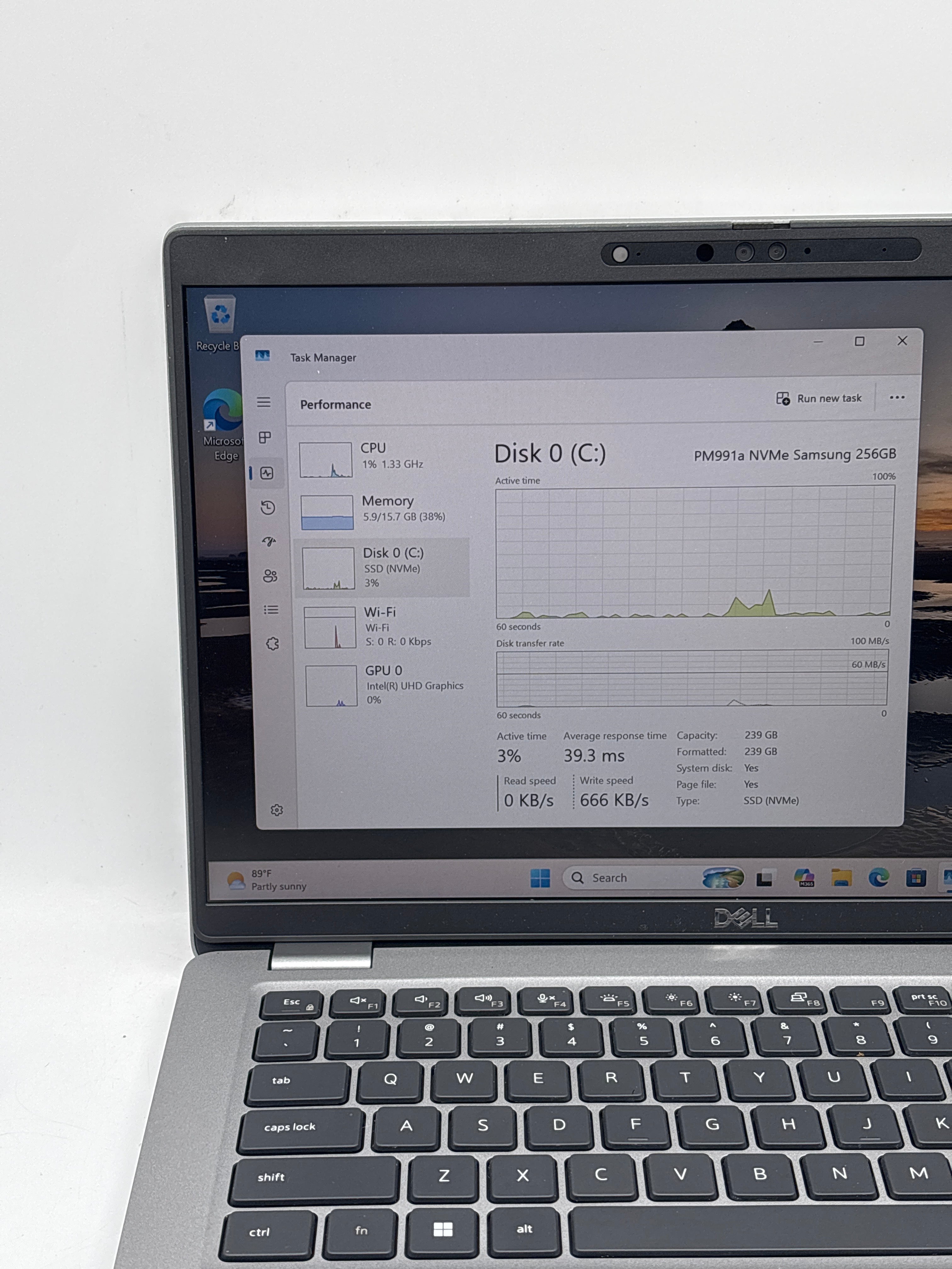 Dell Latitude 5430 14" Core i5-1235U 16GB RAM 256GB SSD Gray - Used