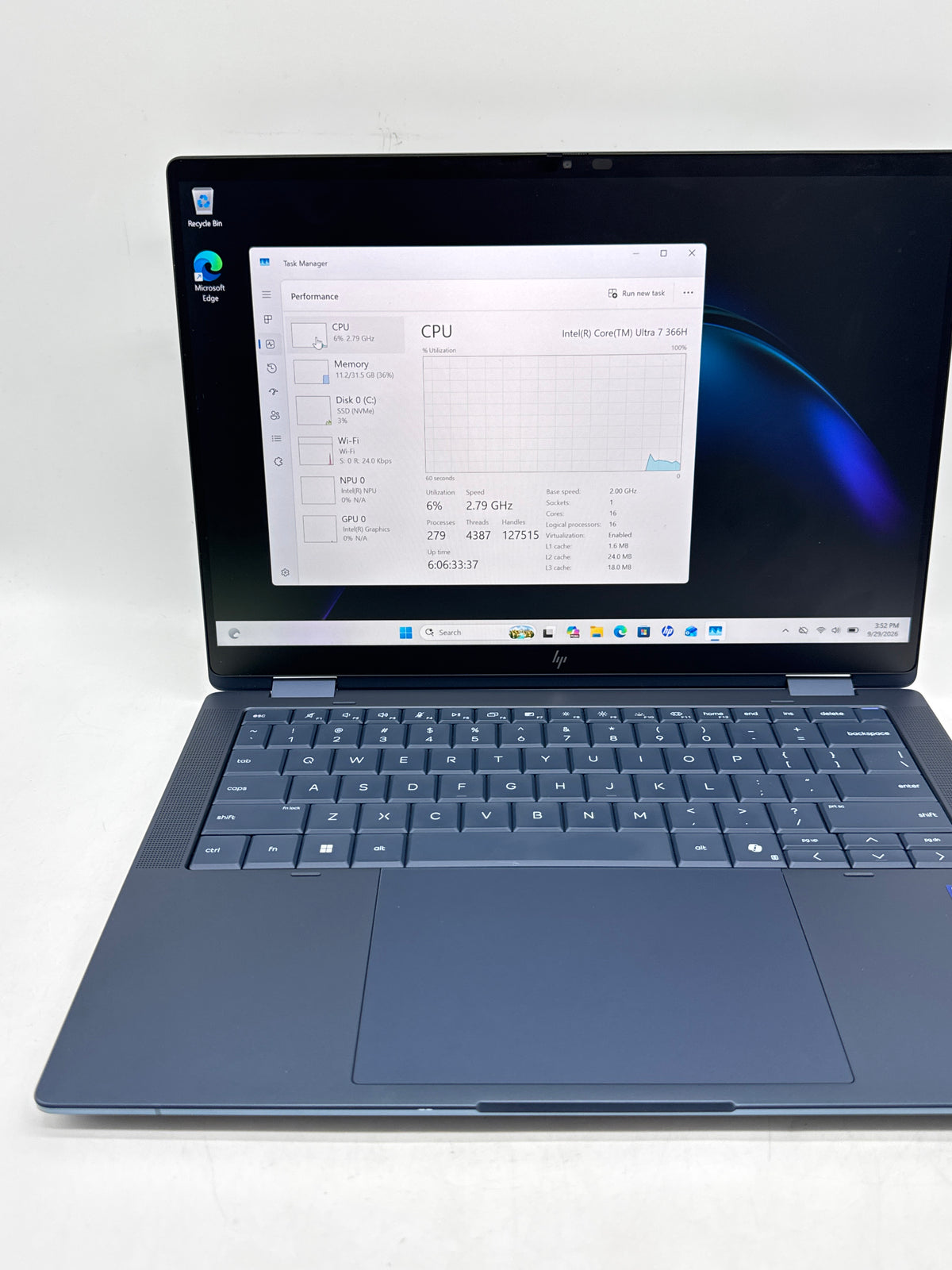 HP EliteBook X Flip G2i Ultra 7 366H 32GB 450GB SSD 14in Laptop - For Parts