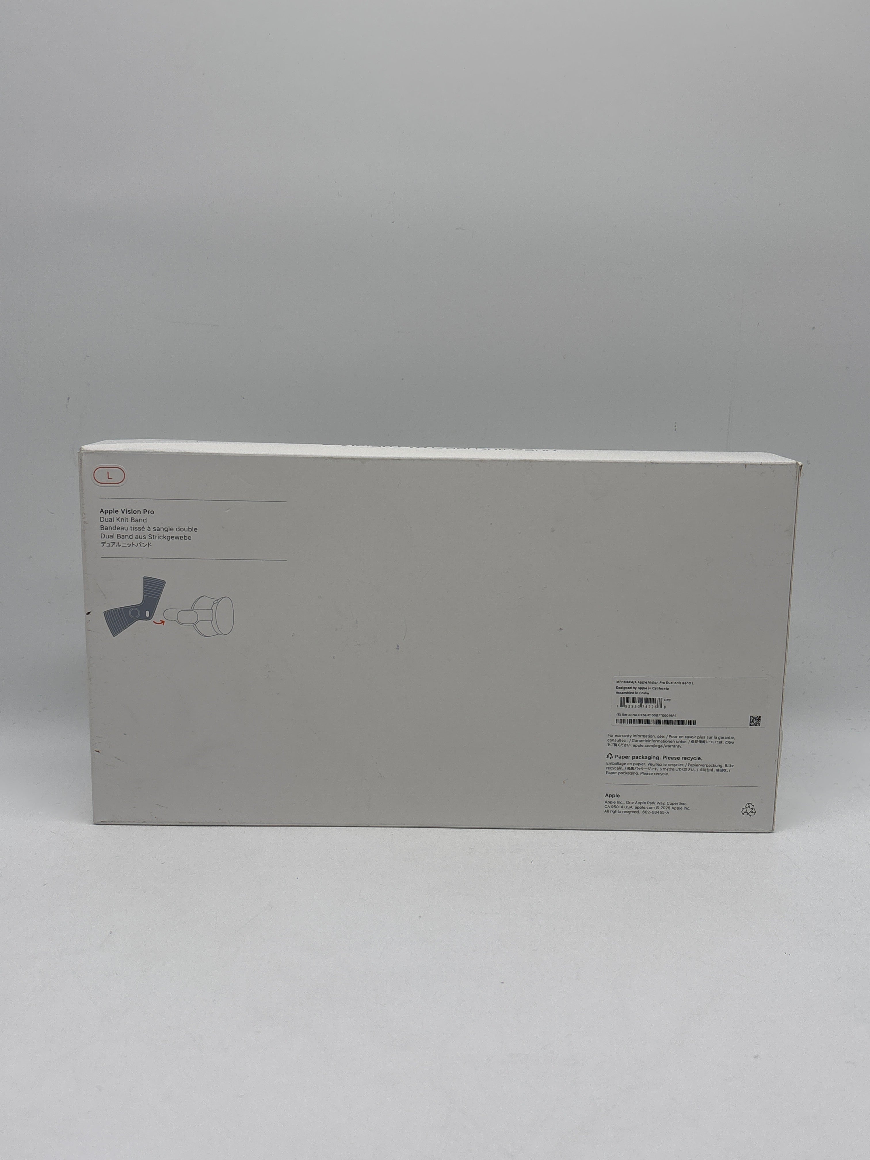 Apple Vision Pro Dual Knit Band MFHK4AM/A Gray New In Box