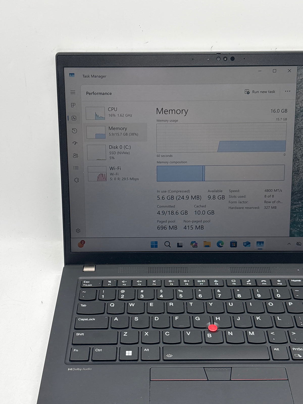 Lenovo ThinkPad T14s Gen 4 14" Core i7-1355U 16GB RAM 512GB SSD Black - Used