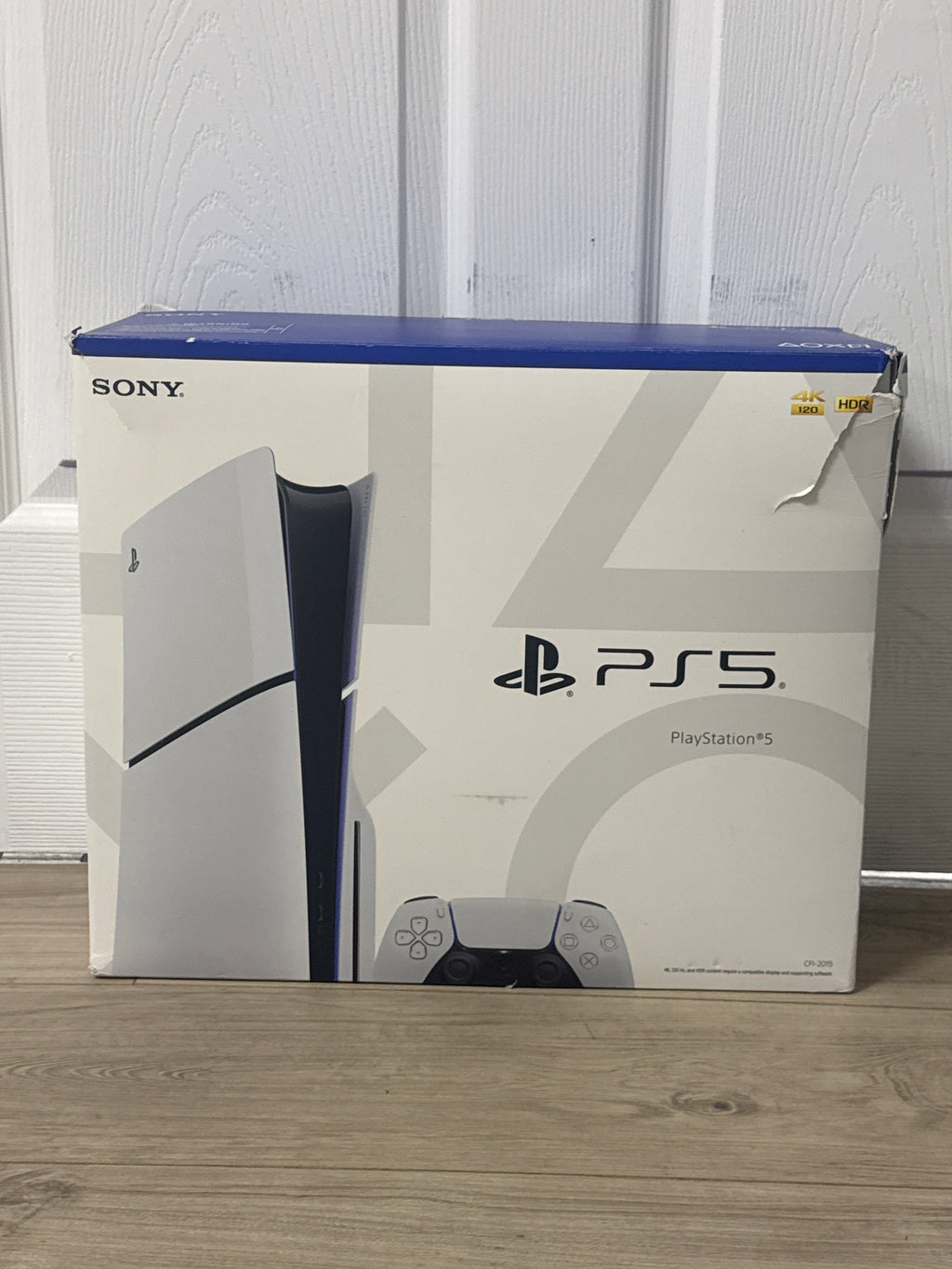 Sony PlayStation 5 Slim Disc CFI-2015 1TB + Chroma Indigo Accessories - Used With Box