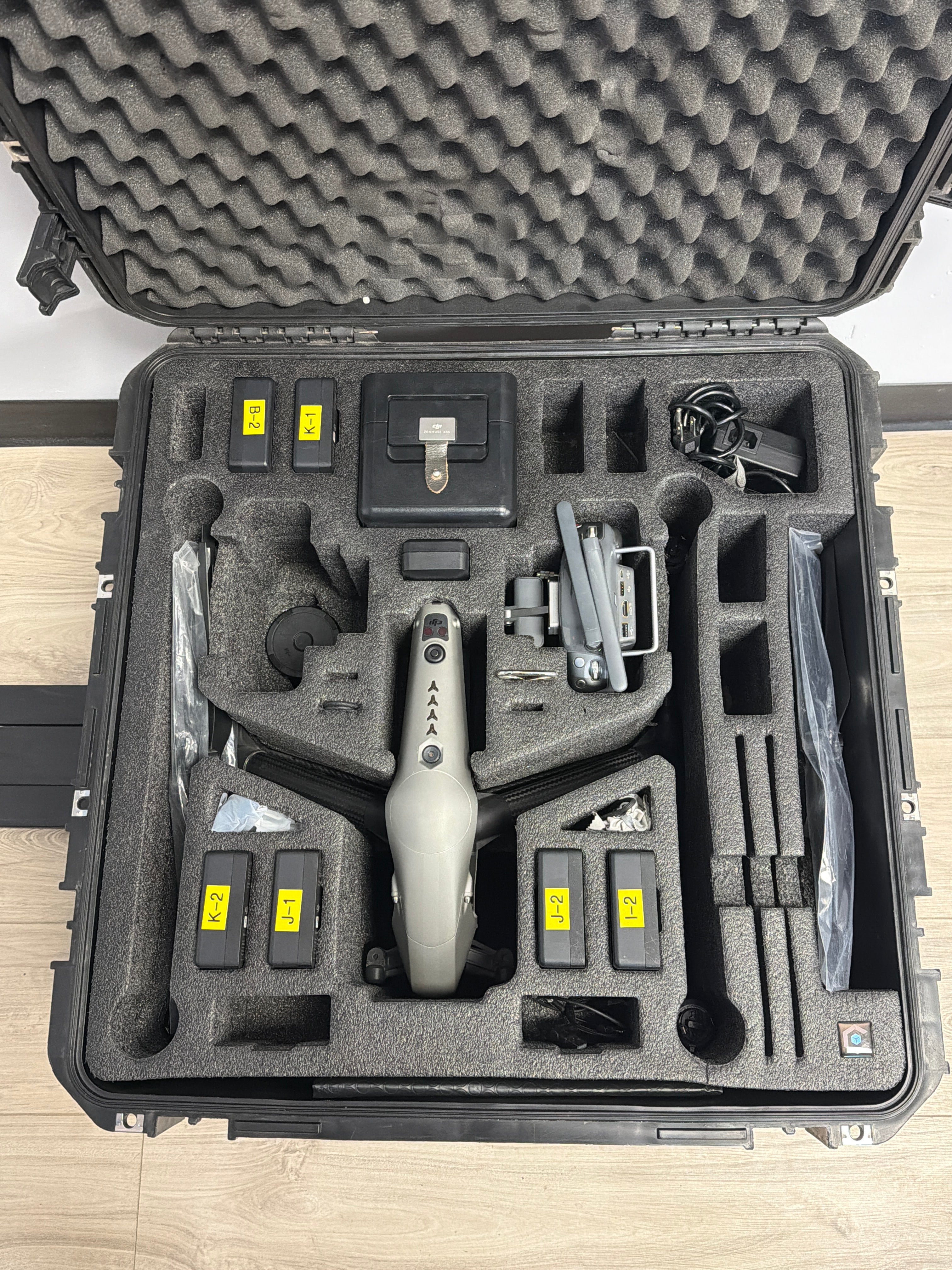 DJI Inspire 2 Drone + Zenmuse X5S + 6 TB50 Batteries + CasePro Case + Extras
