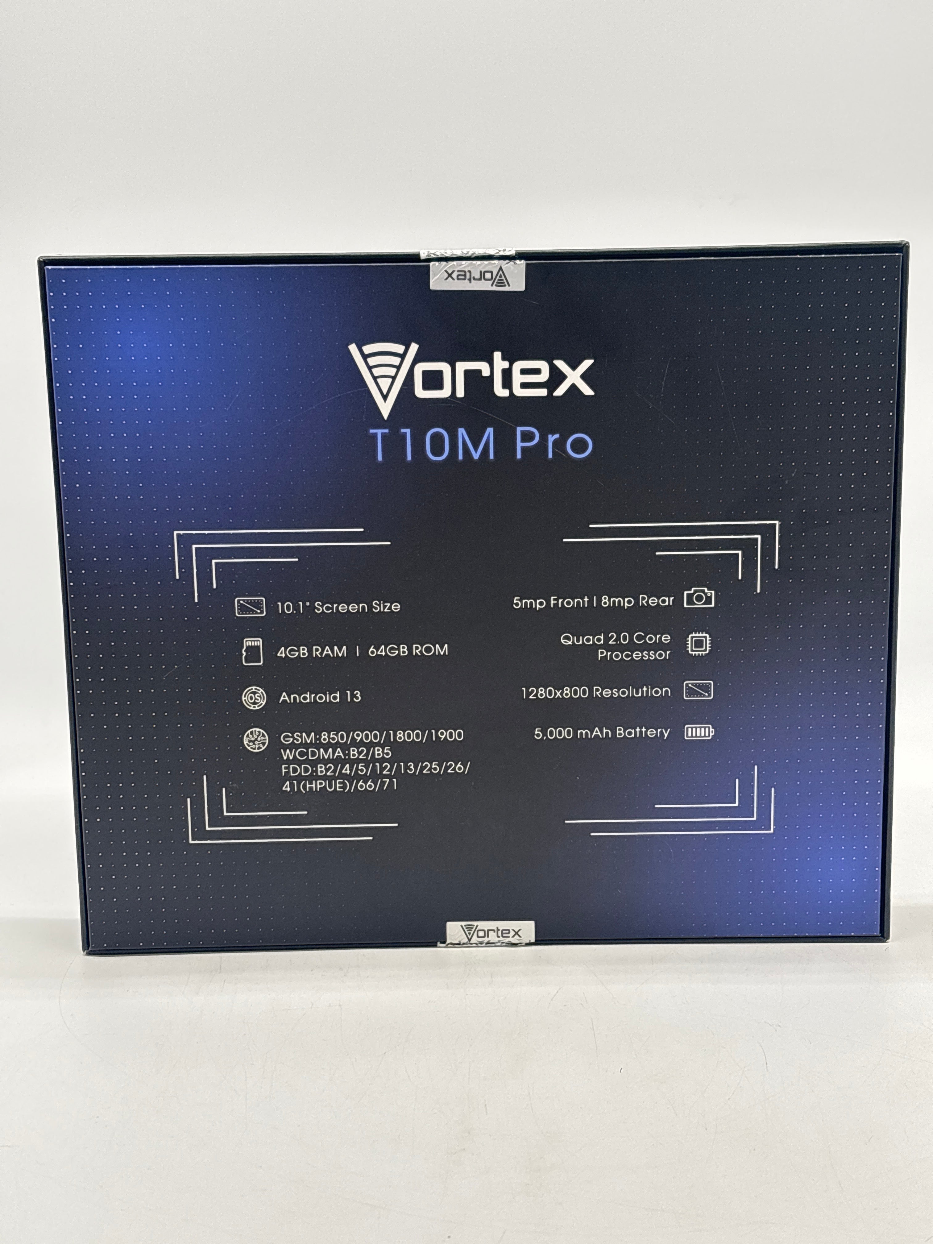 Vortex T10M Pro 10.1 Inch Tablet 64GB Wi-Fi + 4G Blue - New Open Box