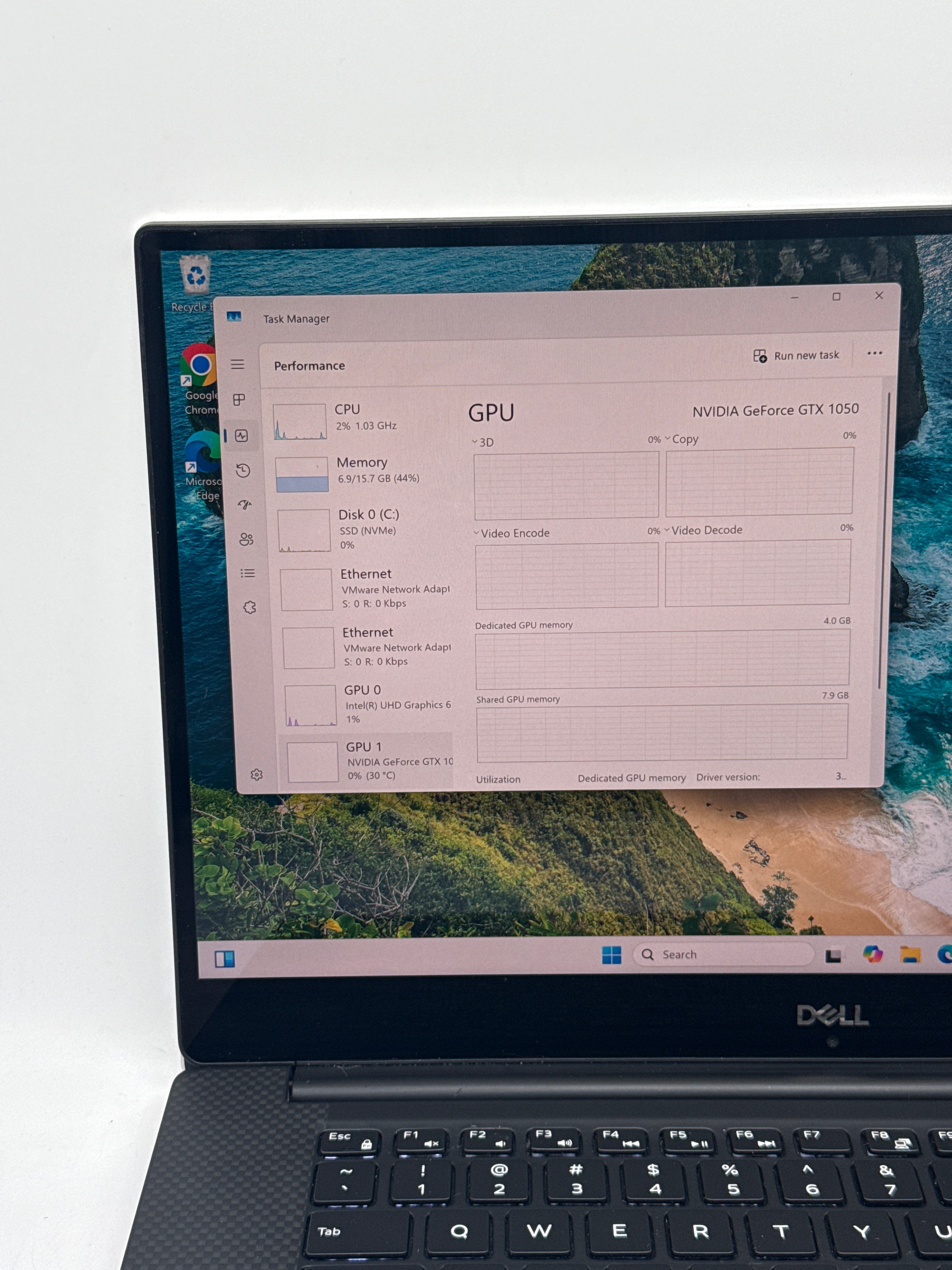 Dell XPS 15 9570 Touch i5-8300H 16GB RAM 512GB SSD GTX 1050