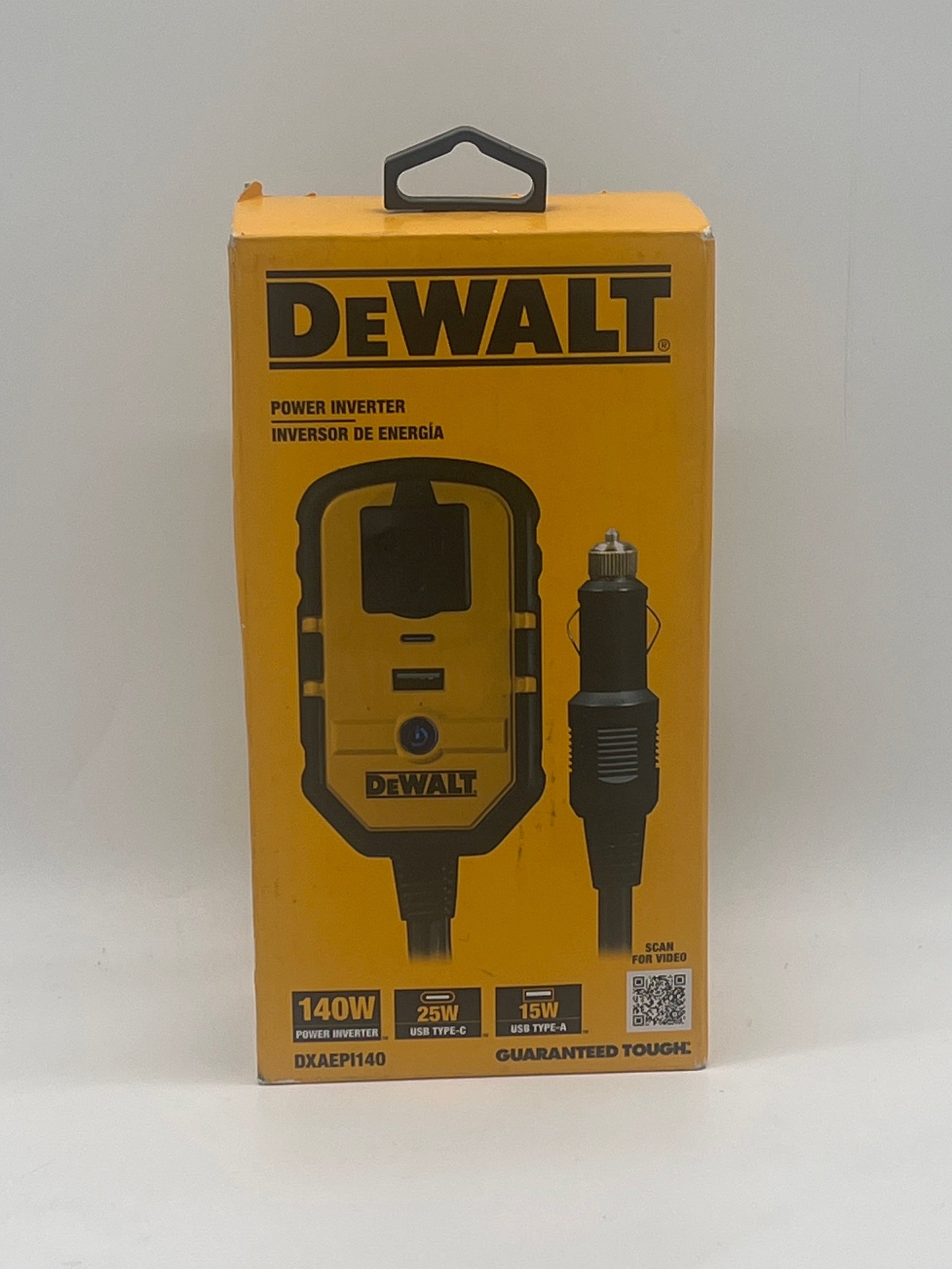 DeWalt DXAEPI140 12V 140W Power Inverter New In Box