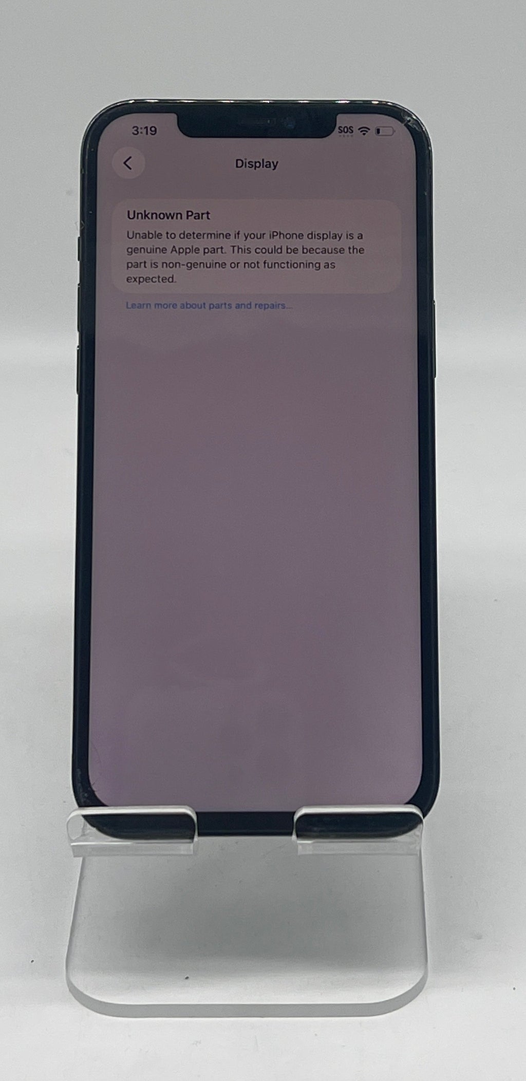 Apple iPhone 12 Pro Max 128GB Pacific Blue Unlocked - For Parts(Cracked Screen)
