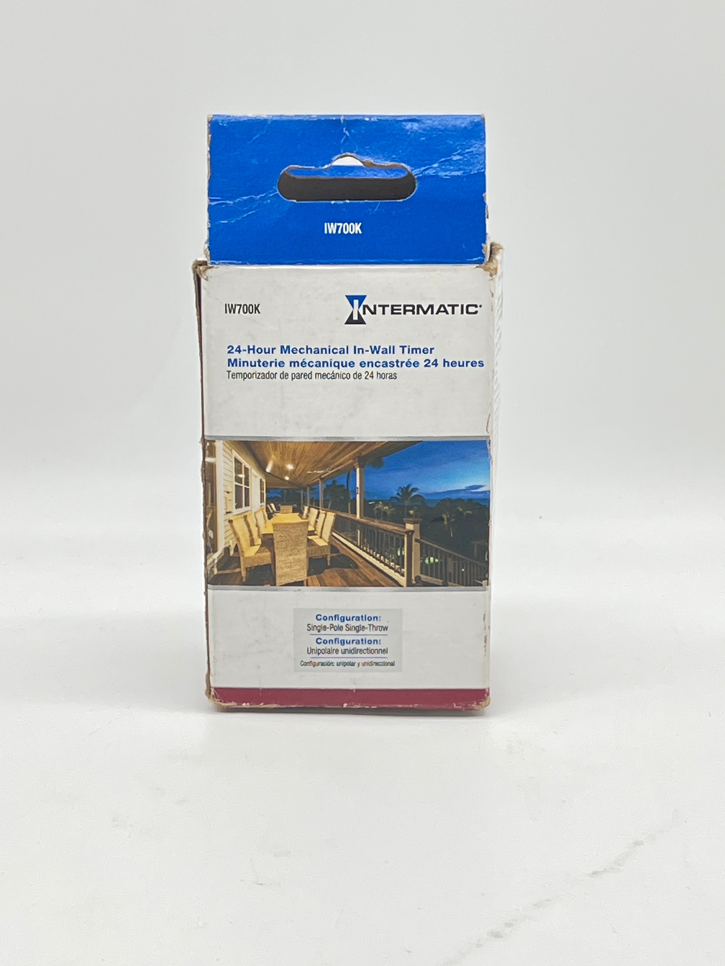 Intermatic IW700K White Timer Wall Switch 1350W Programmable Indoor-Used with box