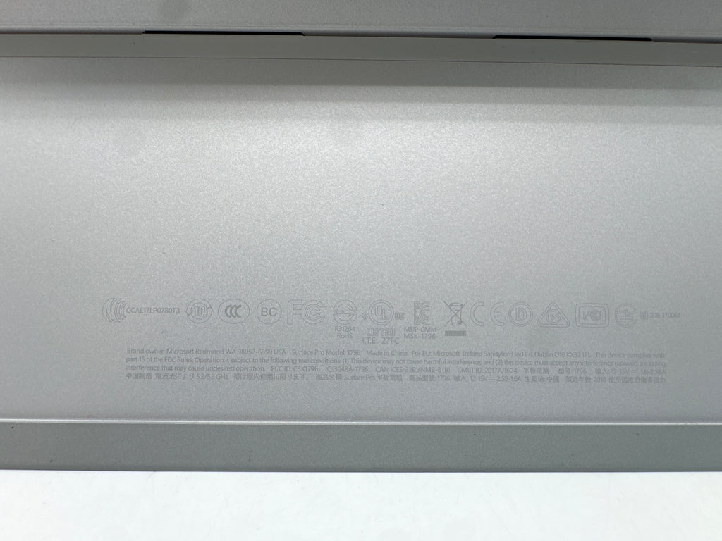 Microsoft Surface Pro 5 1796 i5-8350U 8GB RAM 256GB SSD - Bad Battery