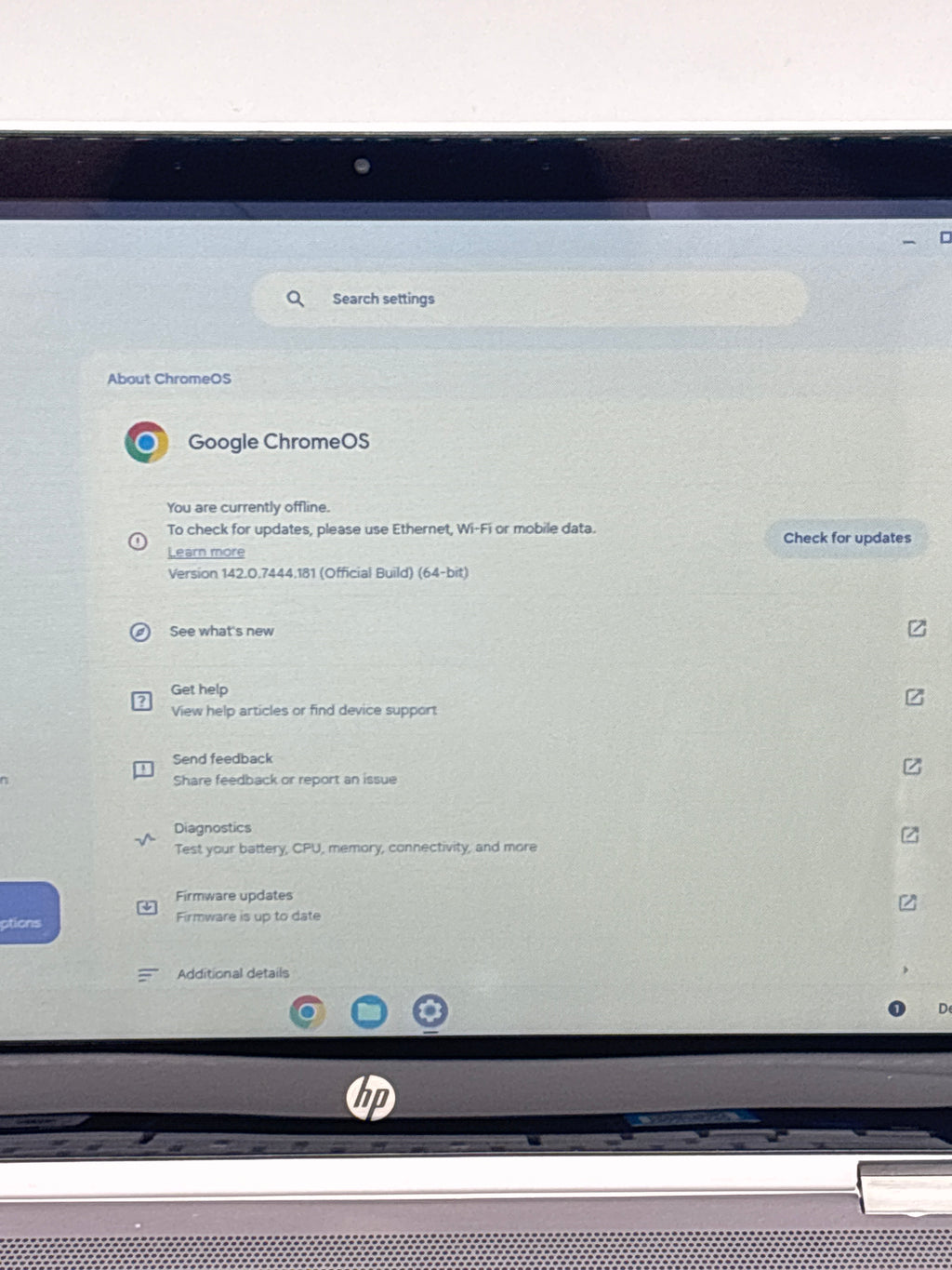 HP Chromebook x360 14B-CA0010NR Intel Celeron 4GB RAM 32GB eMMC