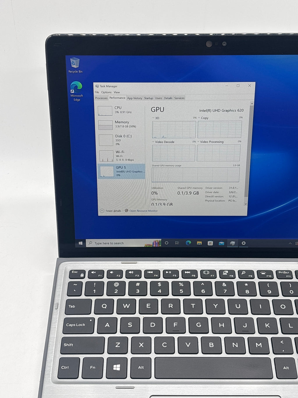 Dell Latitude 7200 2-in-1 i5-8365U 8GB RAM 256GB SSD